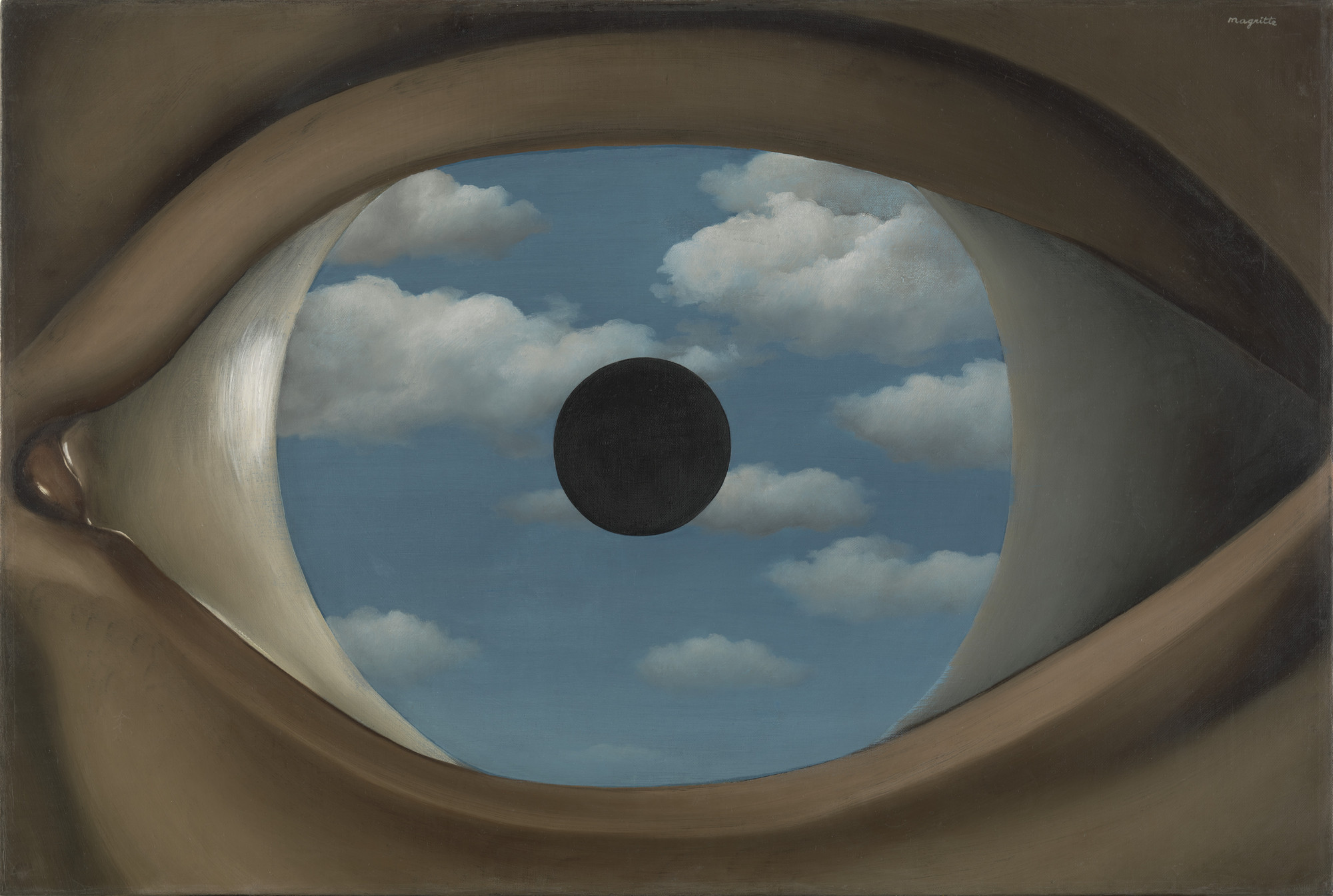René Magritte. The False Mirror. Paris 1929