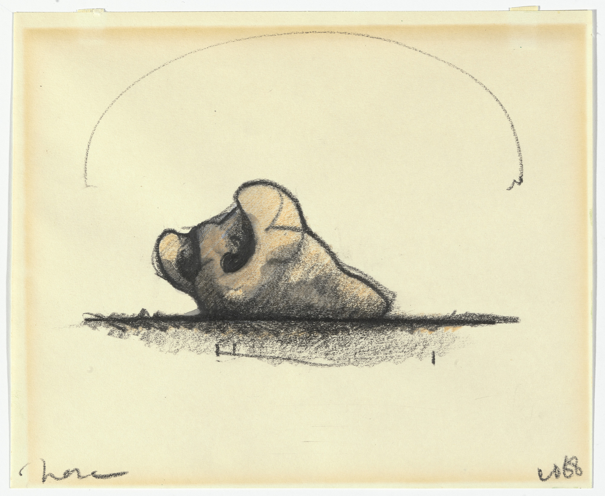 Claes Oldenburg. Inverted Nose in Landscape I