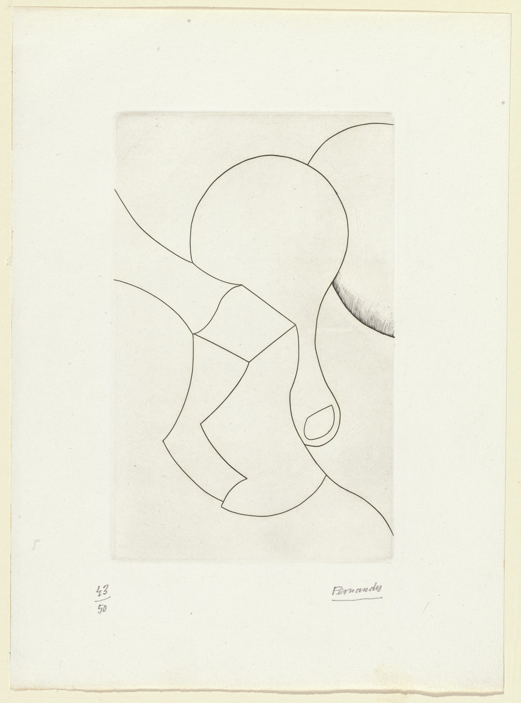 Justino Fernández. Plate (folio 15) from 23 Gravures. 1935