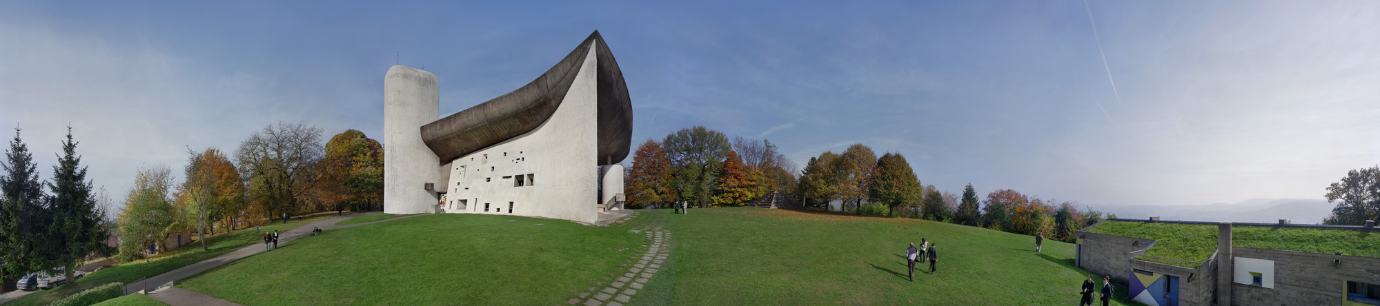 Richard Pare, Le Corbusier (Charles-Édouard Jeanneret). Chapel de Notre-Dame-du-Haut, Ronchamp, France (Exterior view). 2012
