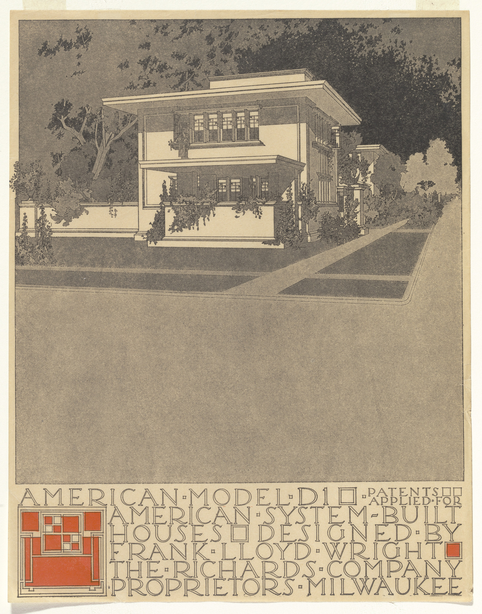 Frank Lloyd Wright. American SystemBuilt Houses for The Richards