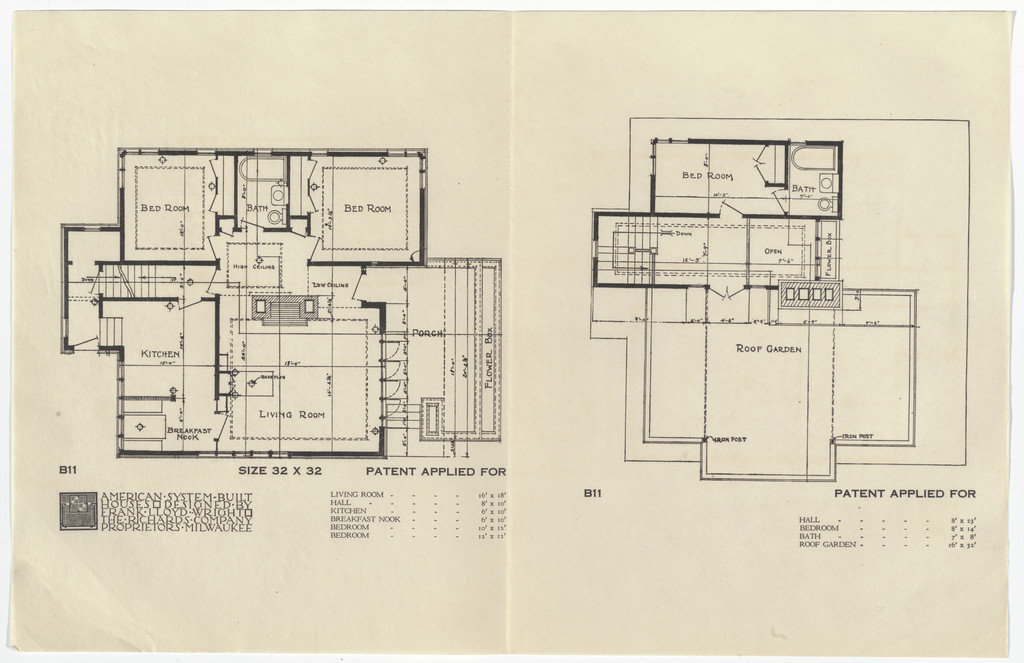 American System-Built Houses for The Richards Company project, Milwaukee, Wisconsin (Plans)