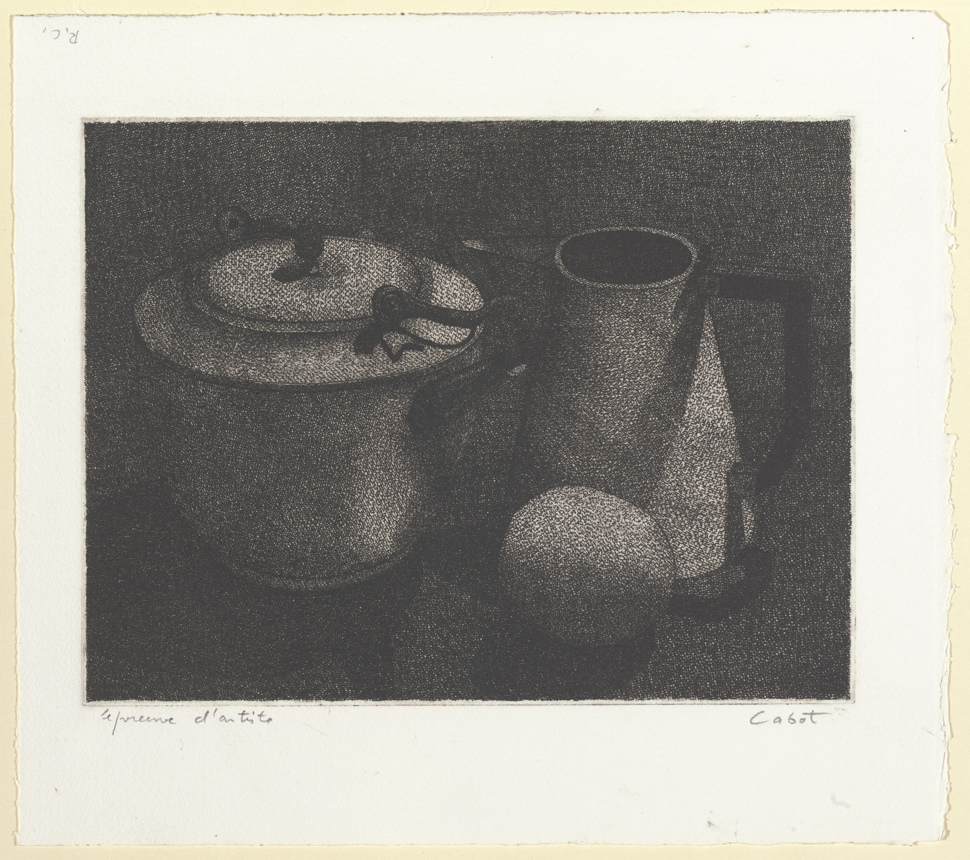 Roland Cabot. Still Life. c. 1964 | MoMA