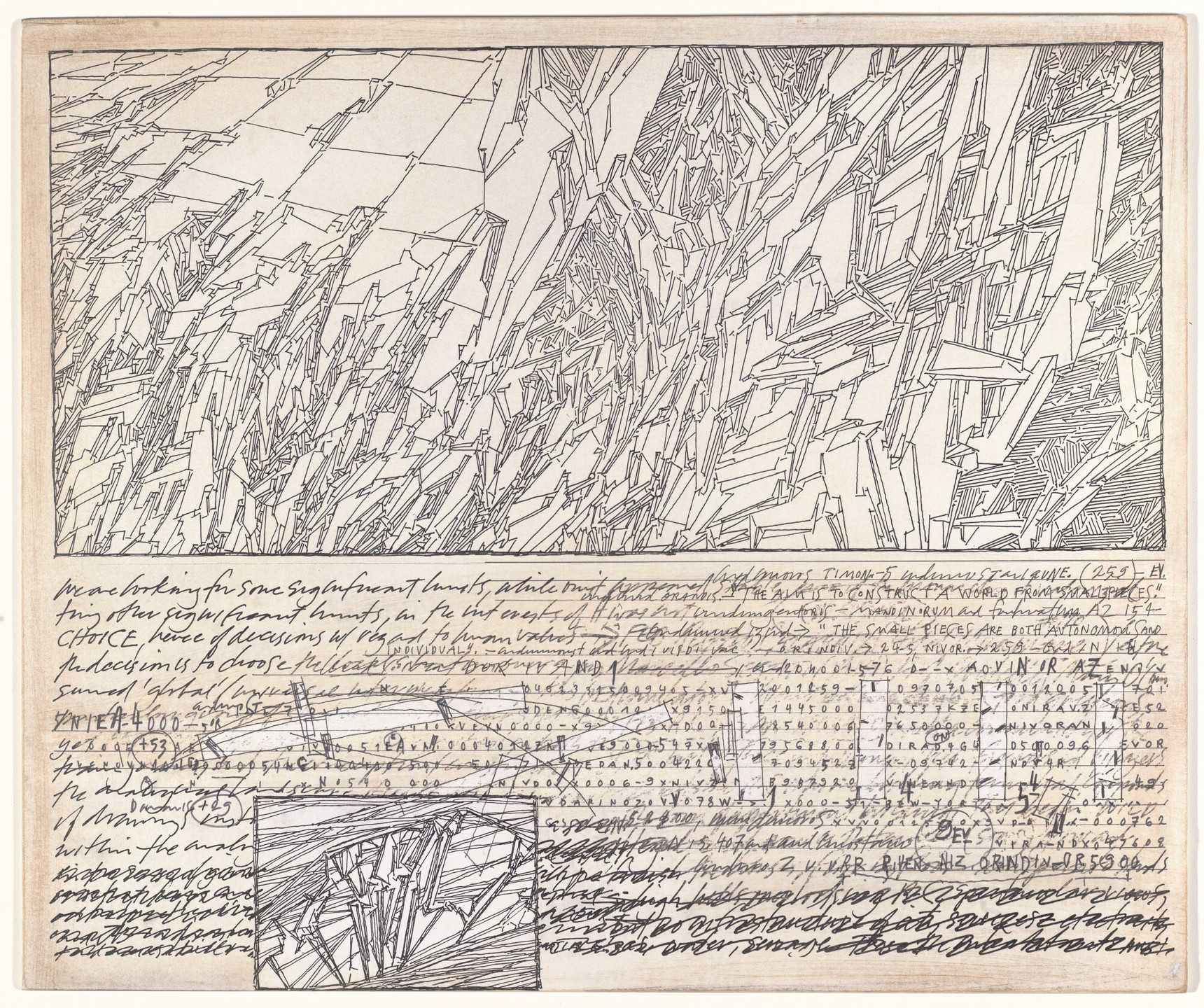 Lebbeus Woods. Terrain, project. 1999