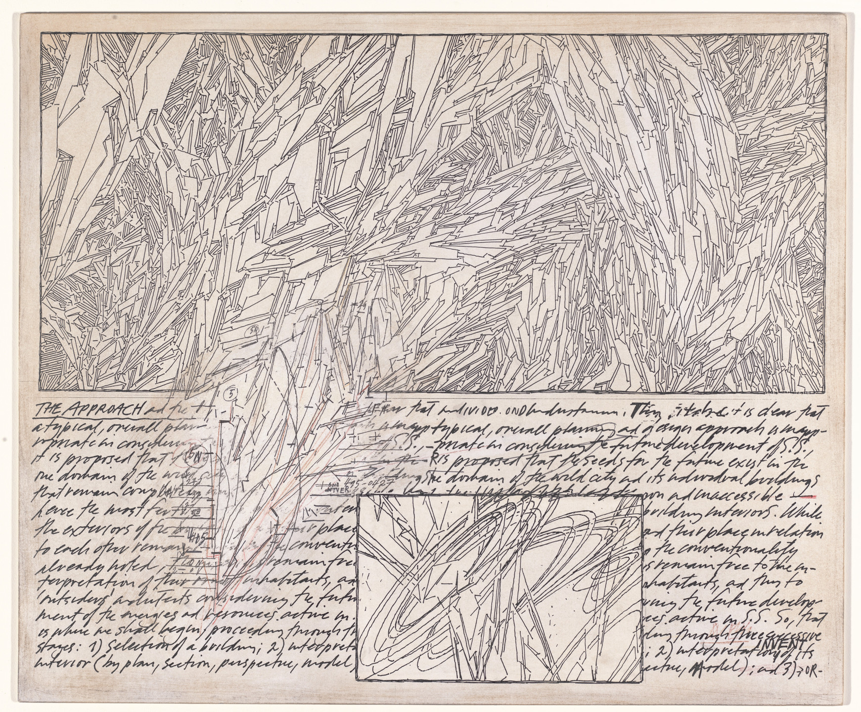 Lebbeus Woods. Terrain, project. 1999