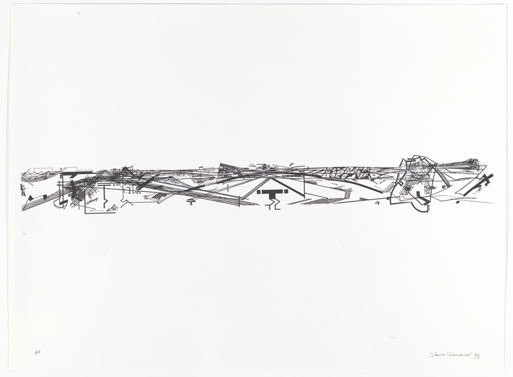 Daniel Libeskind. Chamber Works: Architectural Meditations on Themes from Heraclitus. 1983