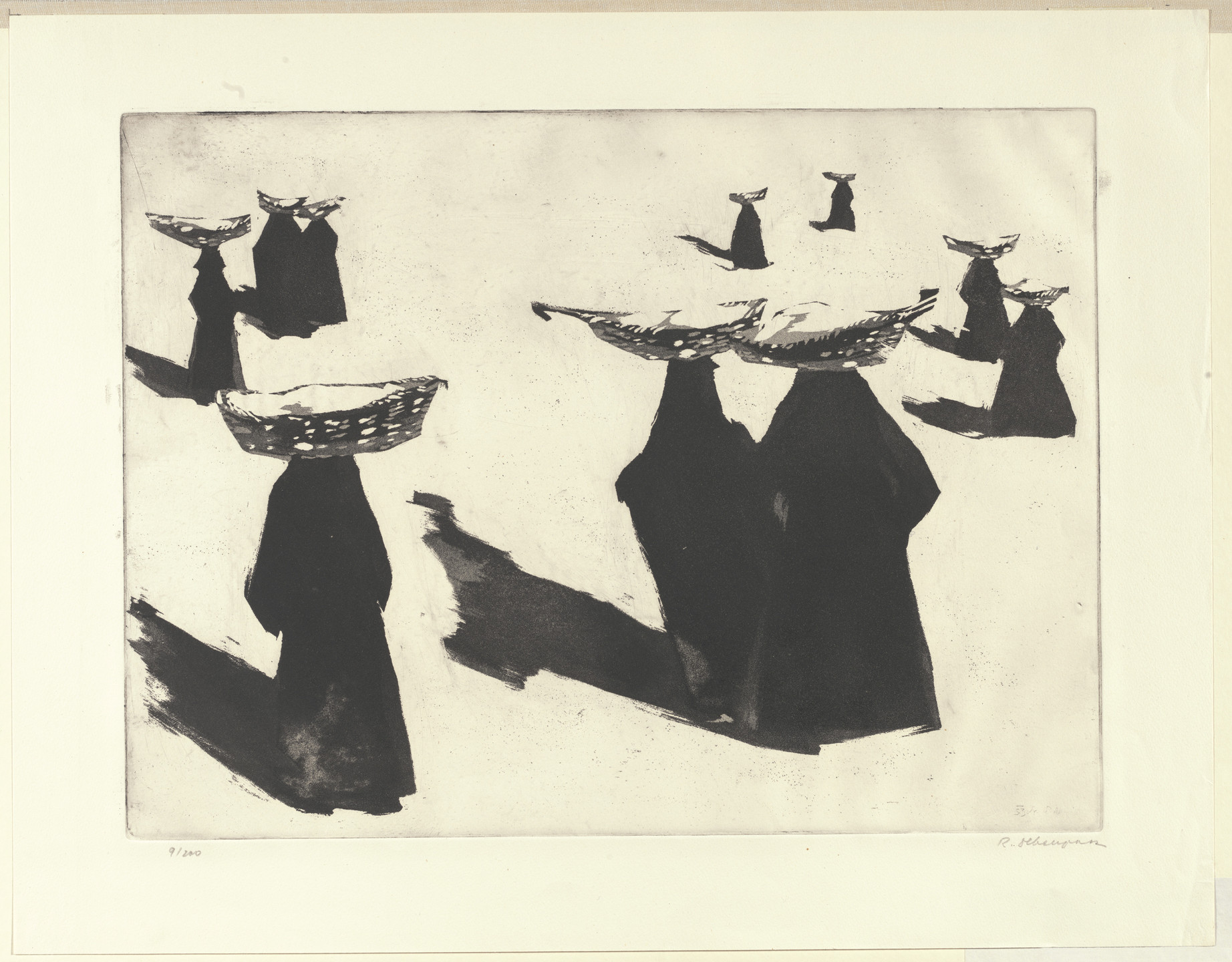 Riko Debenjak. Basket Bearers. 1953