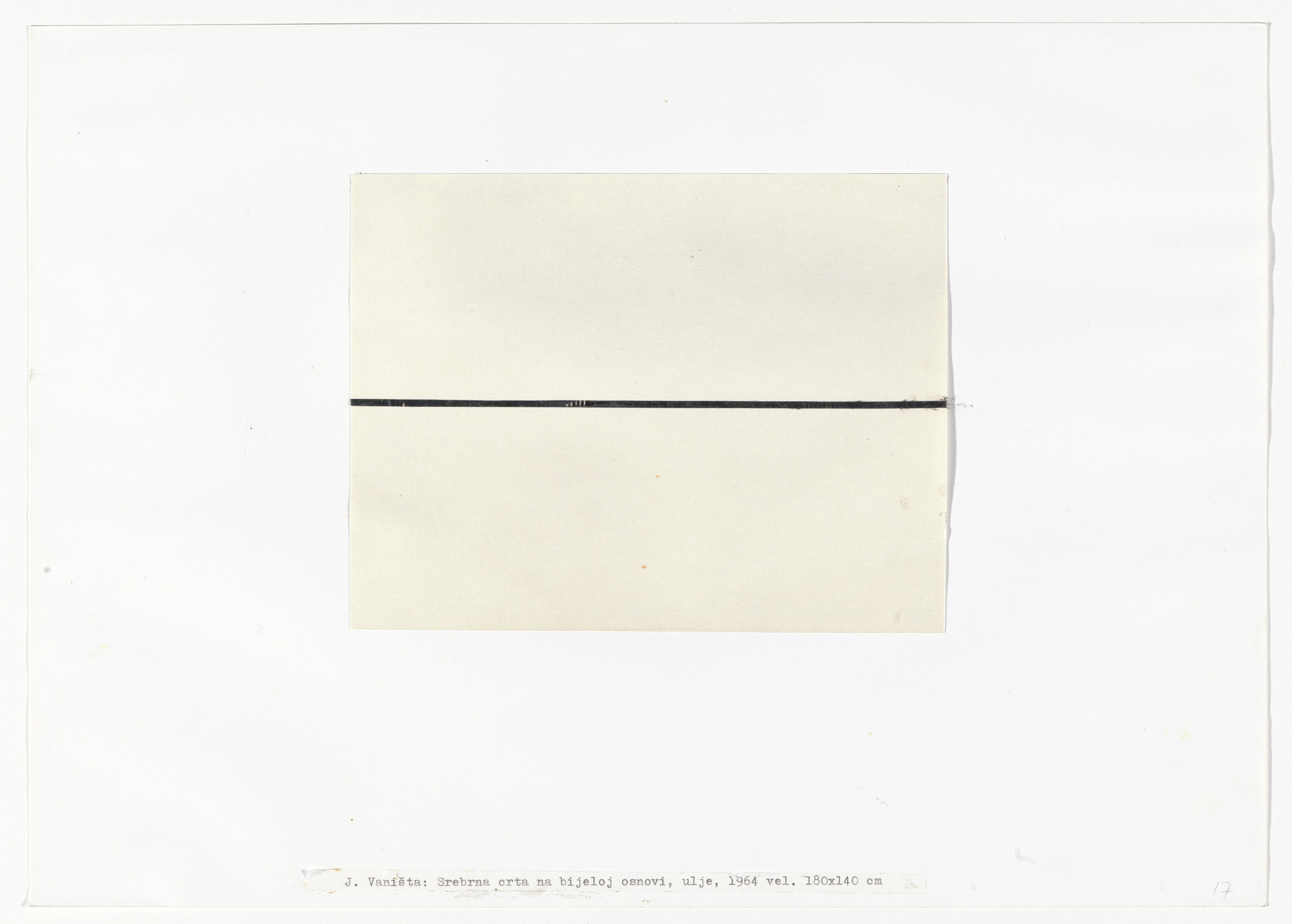 Josip Vaništa. Untitled. 1964