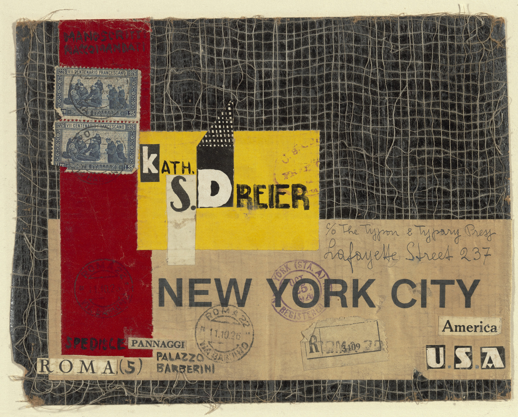 Ivo Pannaggi. Collage. 1926