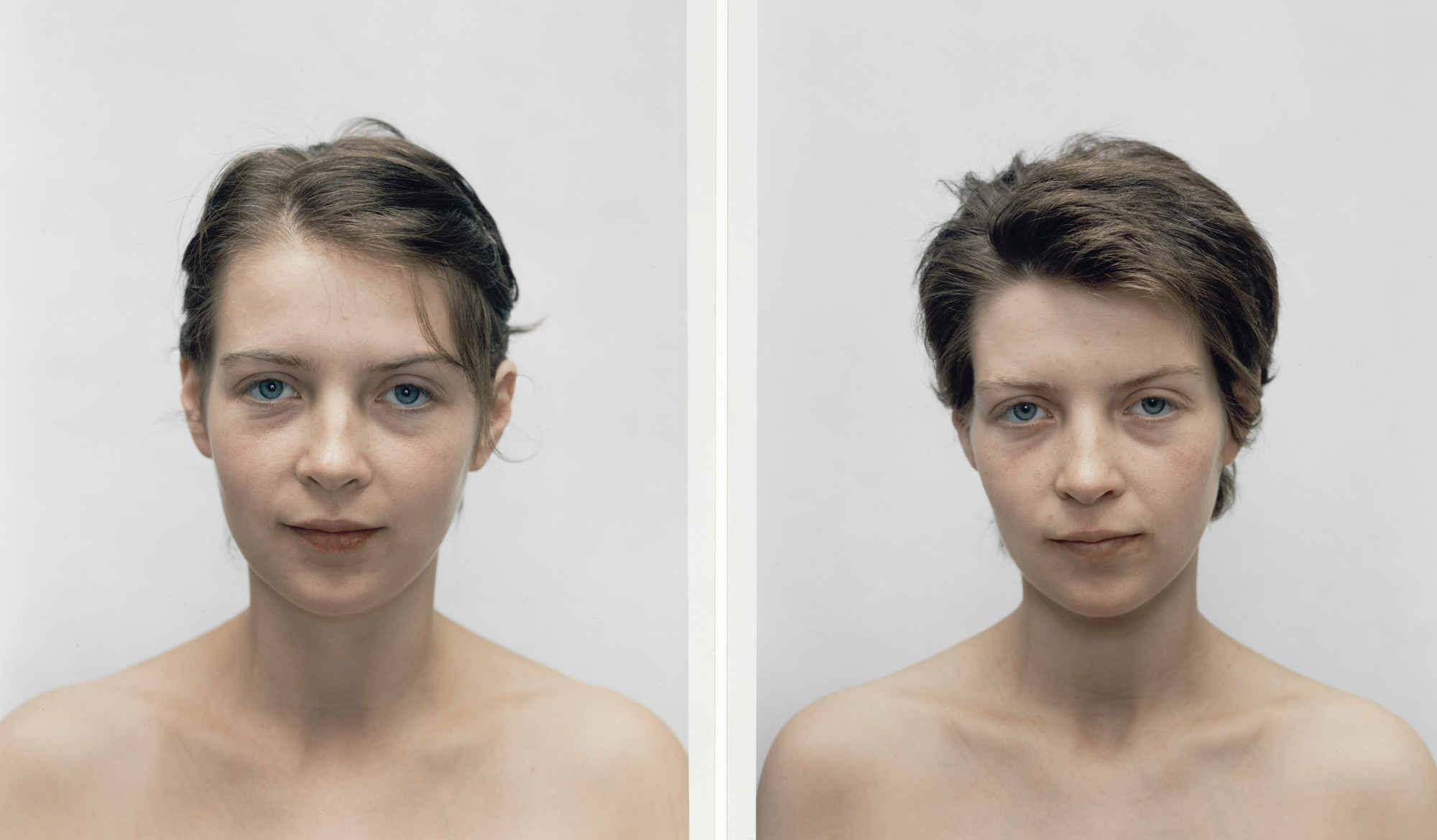 Rineke Dijkstra. Tia, Amsterdam, the Netherlands, 14 November 1994, Tia, Amsterdam, the Netherlands, 23 June 1994. 1994
