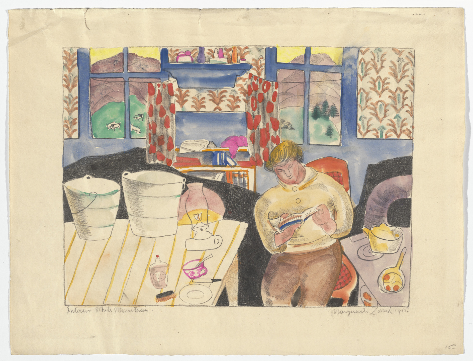 Marguerite Zorach. Interior White Mountains. 1915