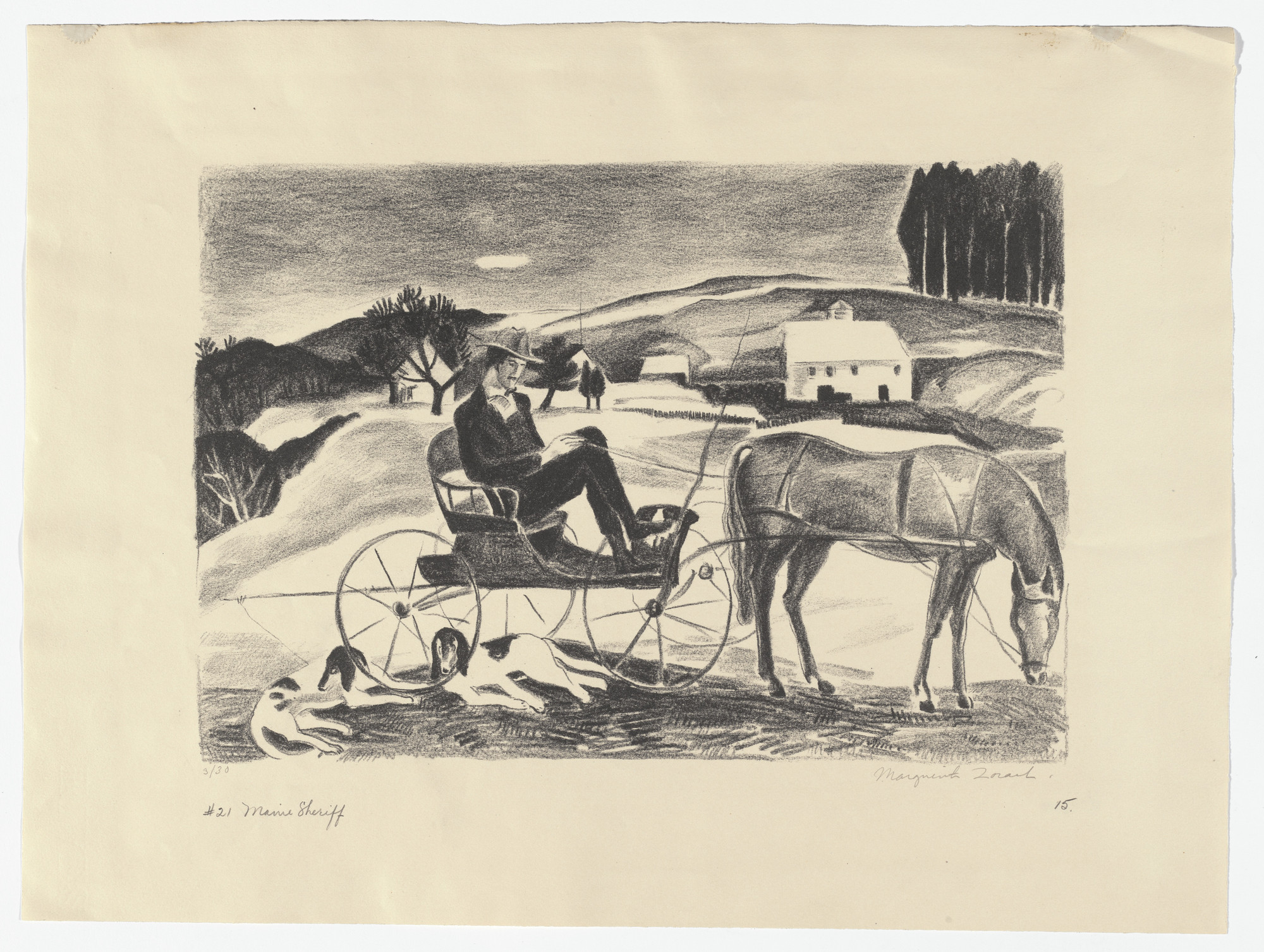 Marguerite Zorach. Maine Sheriff