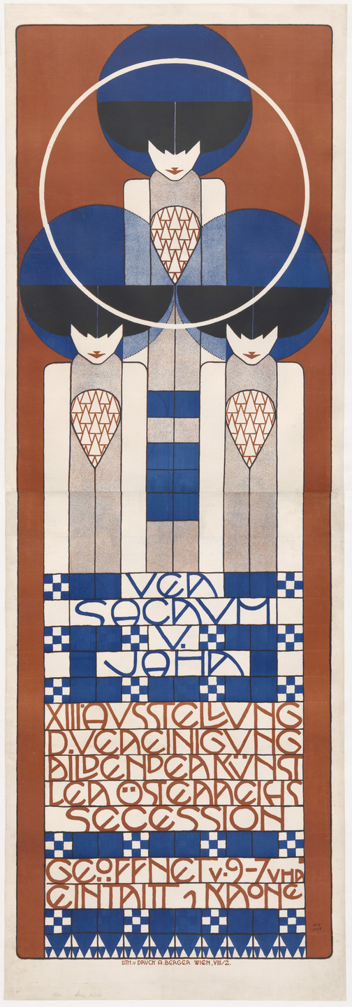 Koloman Moser. Ver Sacrum (Sacred Spring) (Poster for the Thirteenth Secession exhibition). 1902