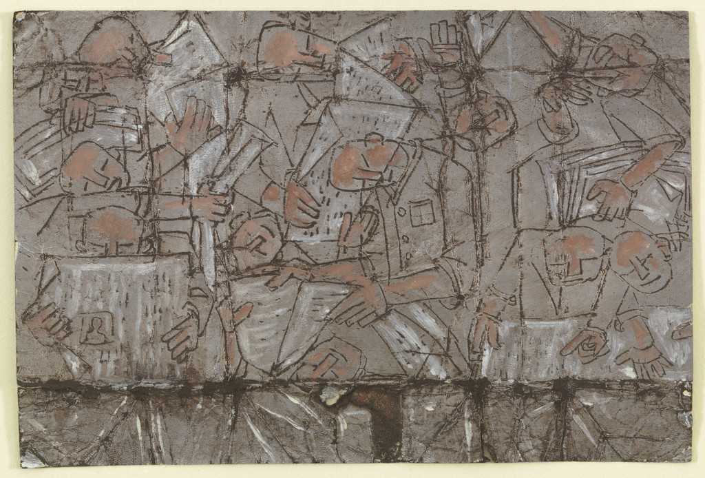 People Reading the Newspaper (Number 84)