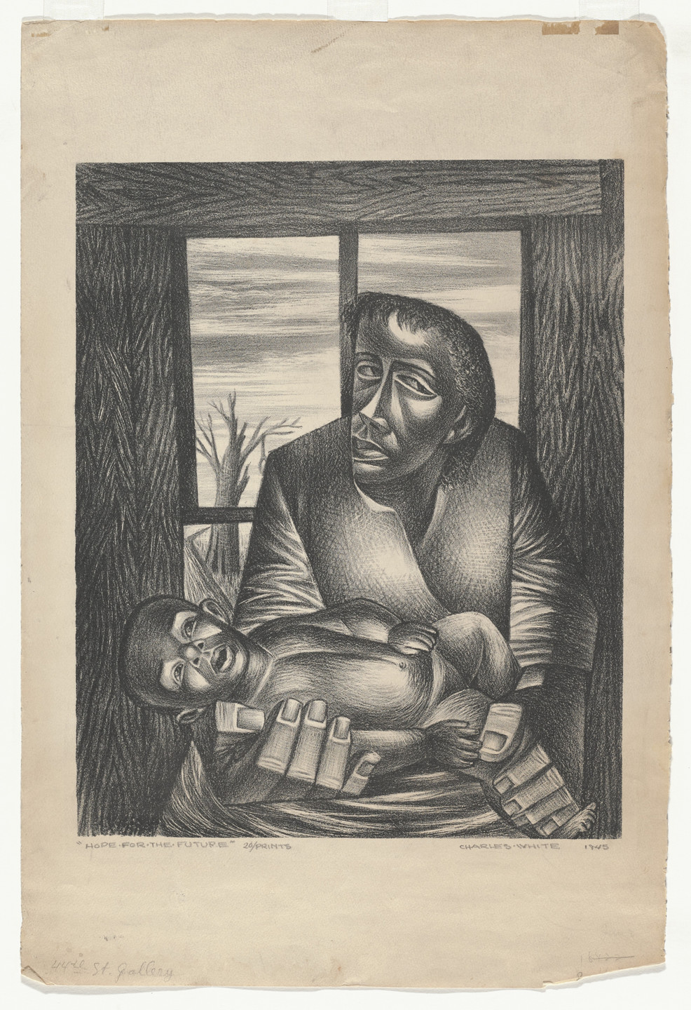 Charles White. Hope for the Future. 1945