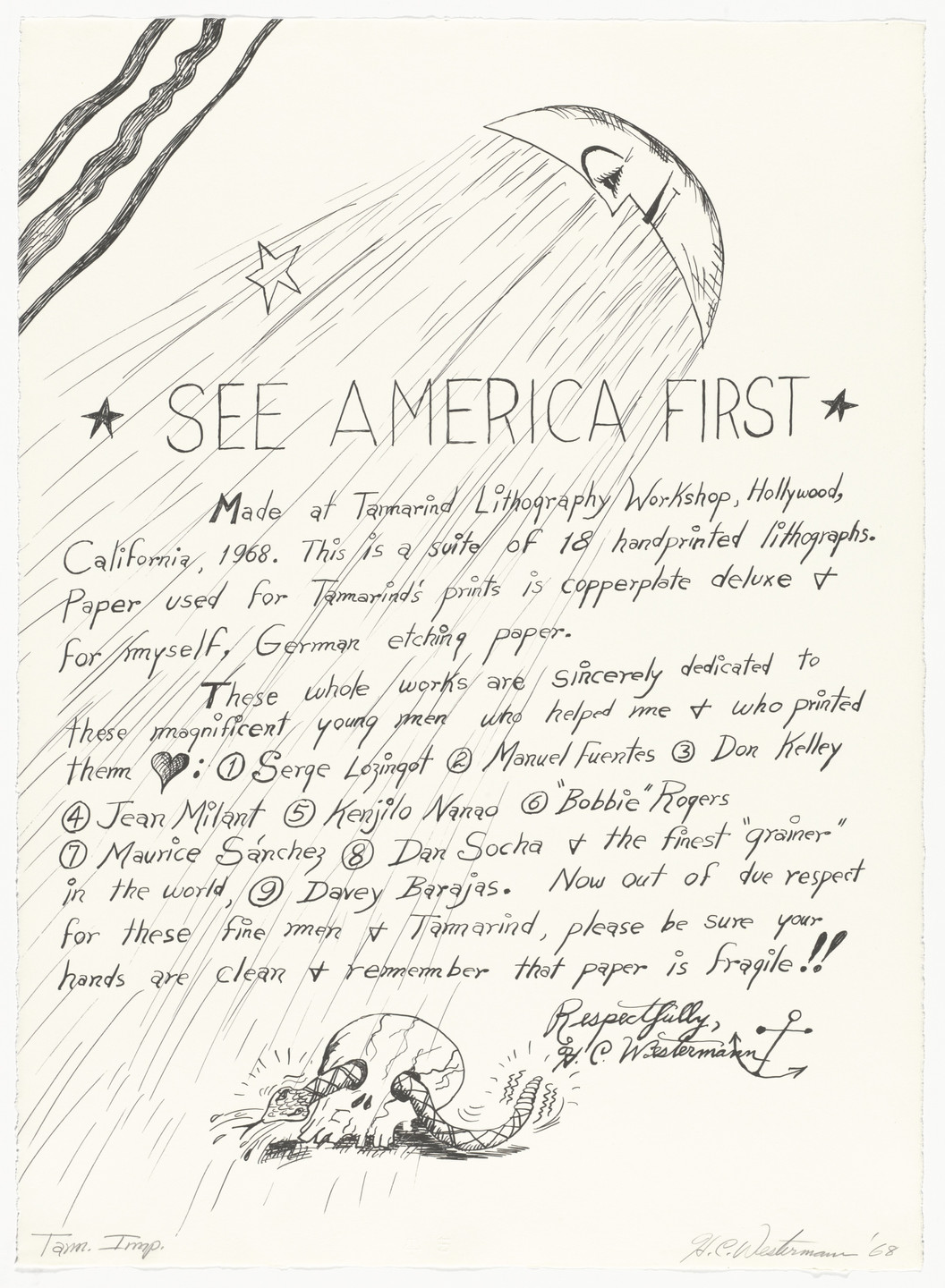H. C. Westermann. See America First. 1968