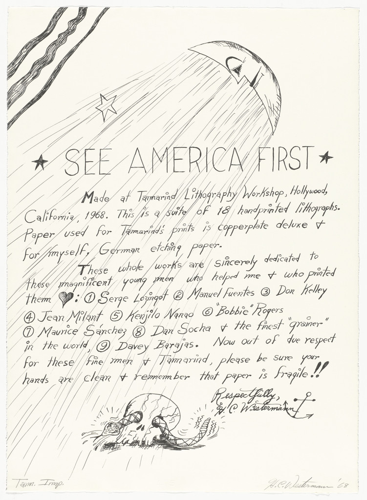 Colophon from See America First