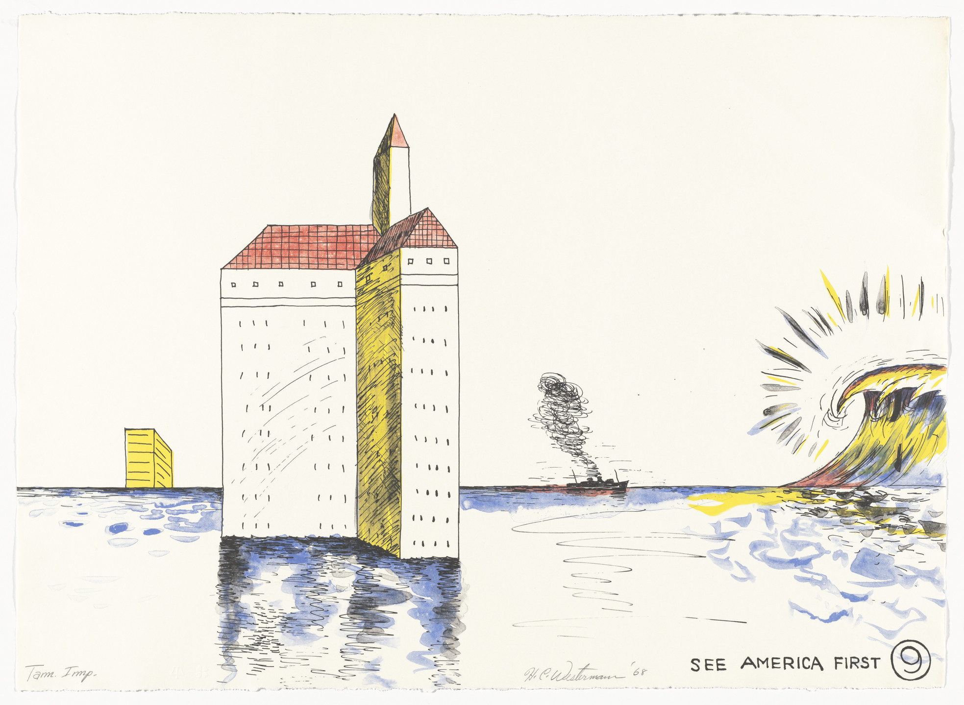 H. C. Westermann. See America First. 1968 | MoMA H. C. Westermann. See America First. 1968 | MoMA