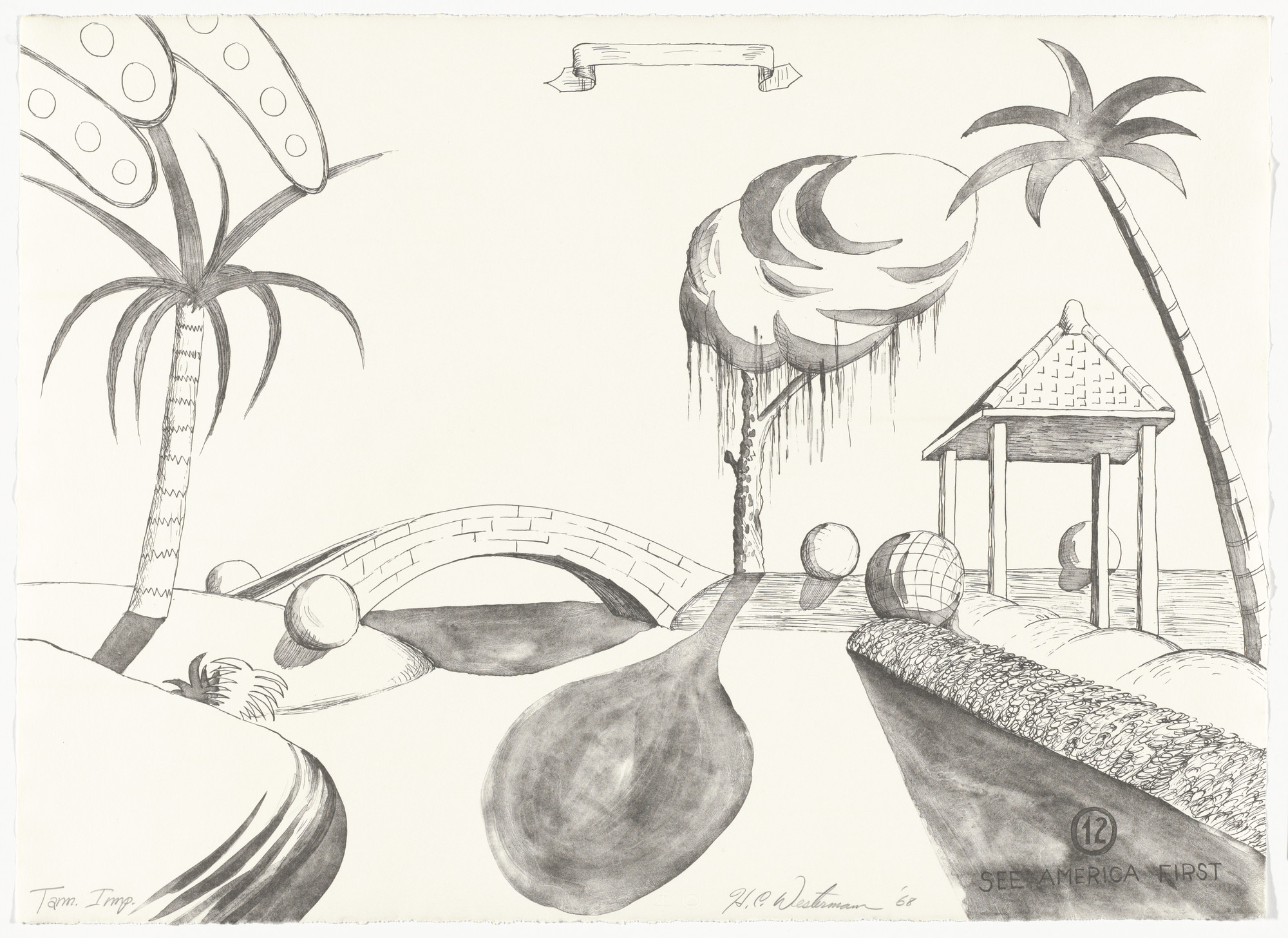 H. C. Westermann. Untitled from See America First