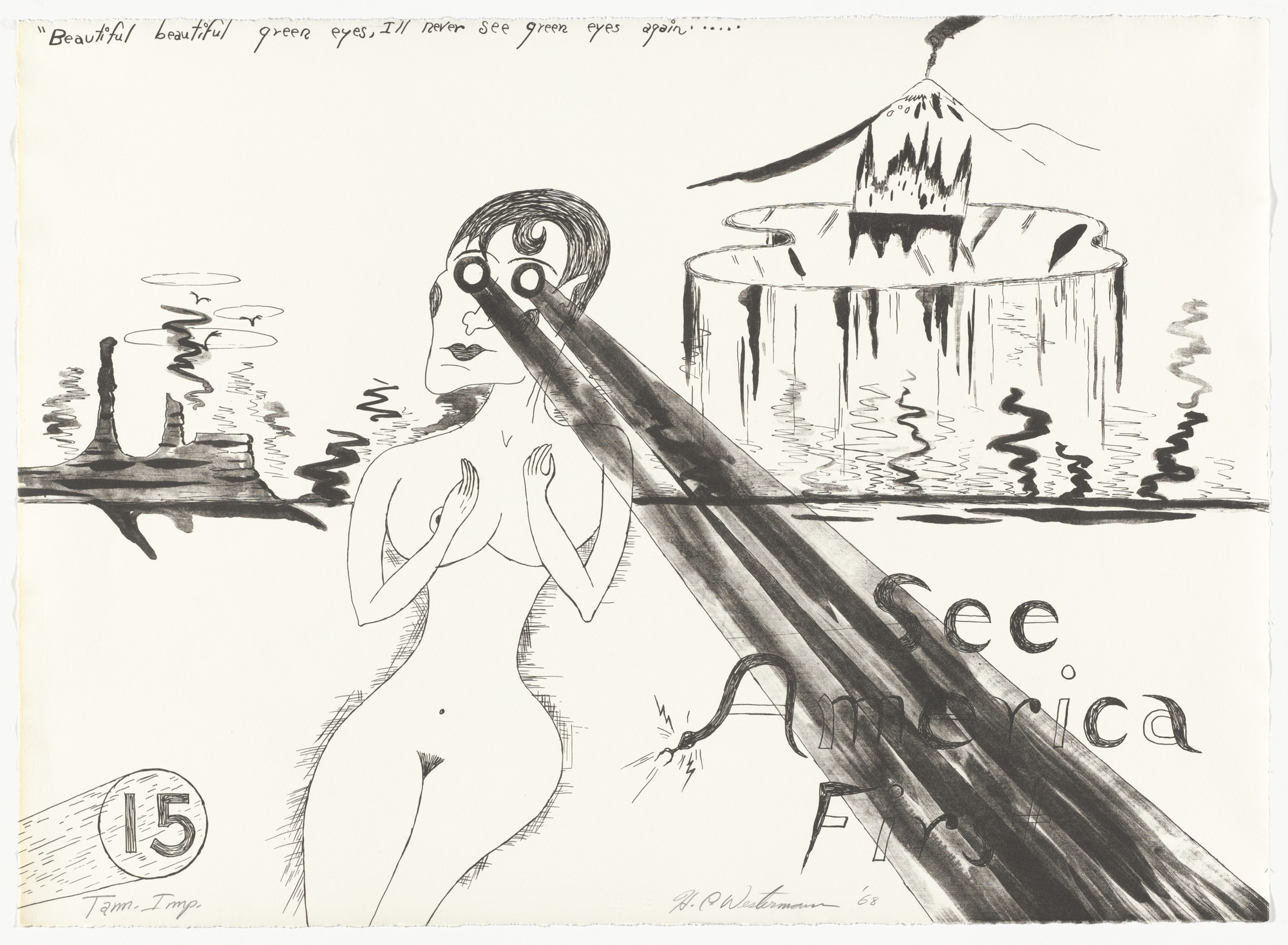 H. C. Westermann. Untitled from See America First