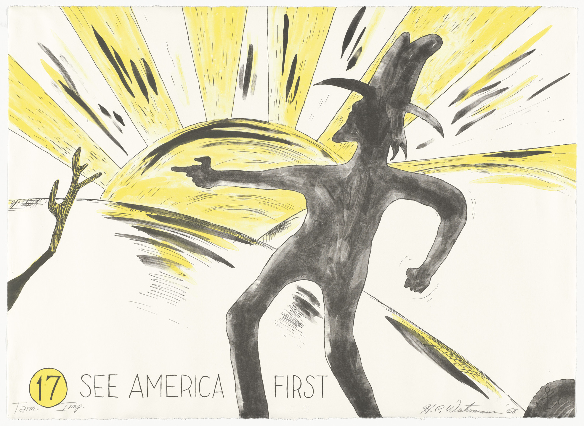 H. C. Westermann. Untitled from See America First. 1968