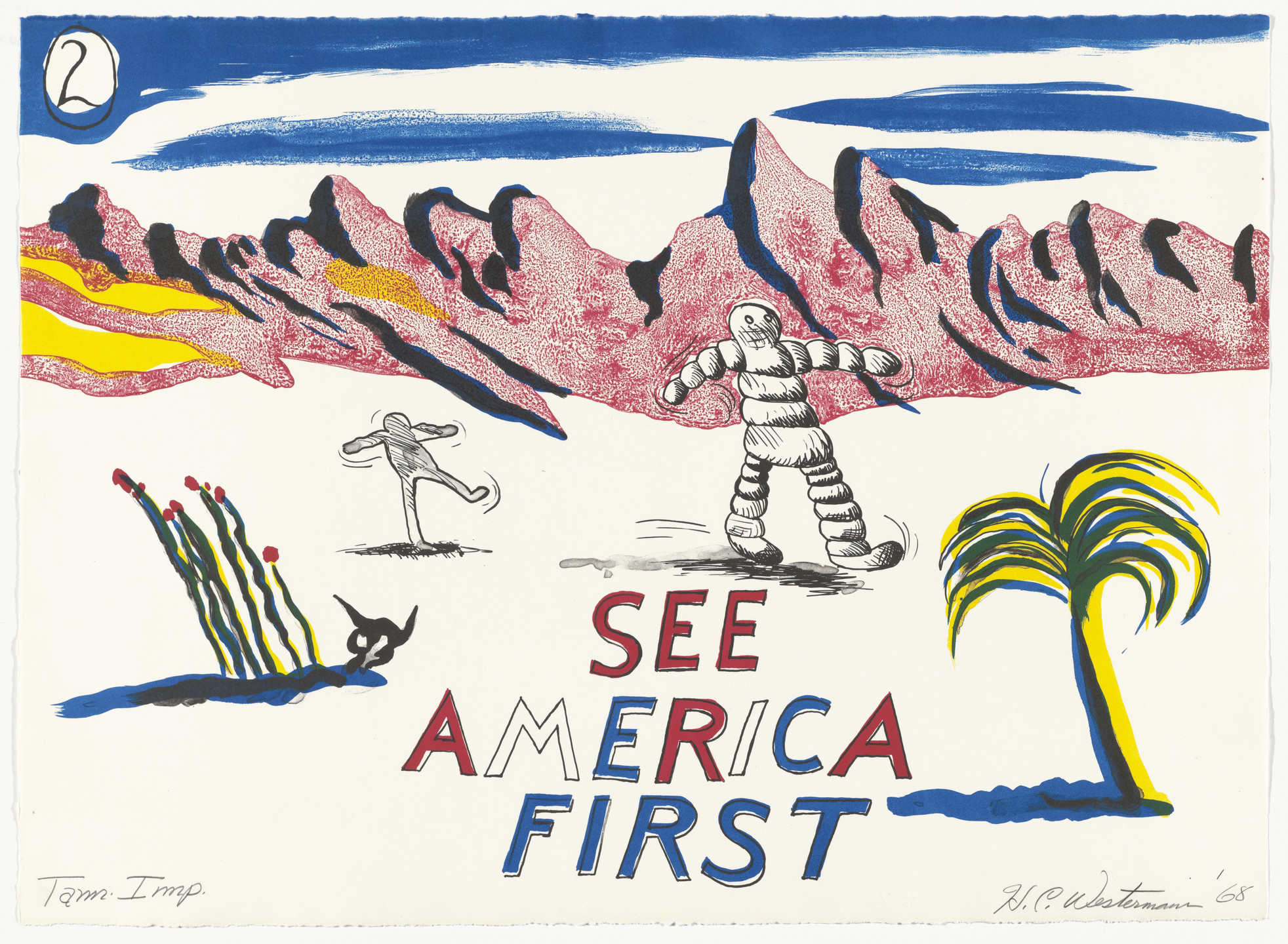 H. C. Westermann. Untitled from See America First. 1968