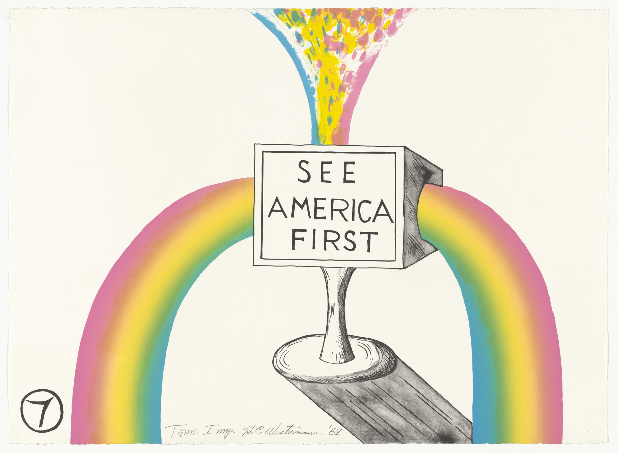 H. C. Westermann. Untitled from See America First