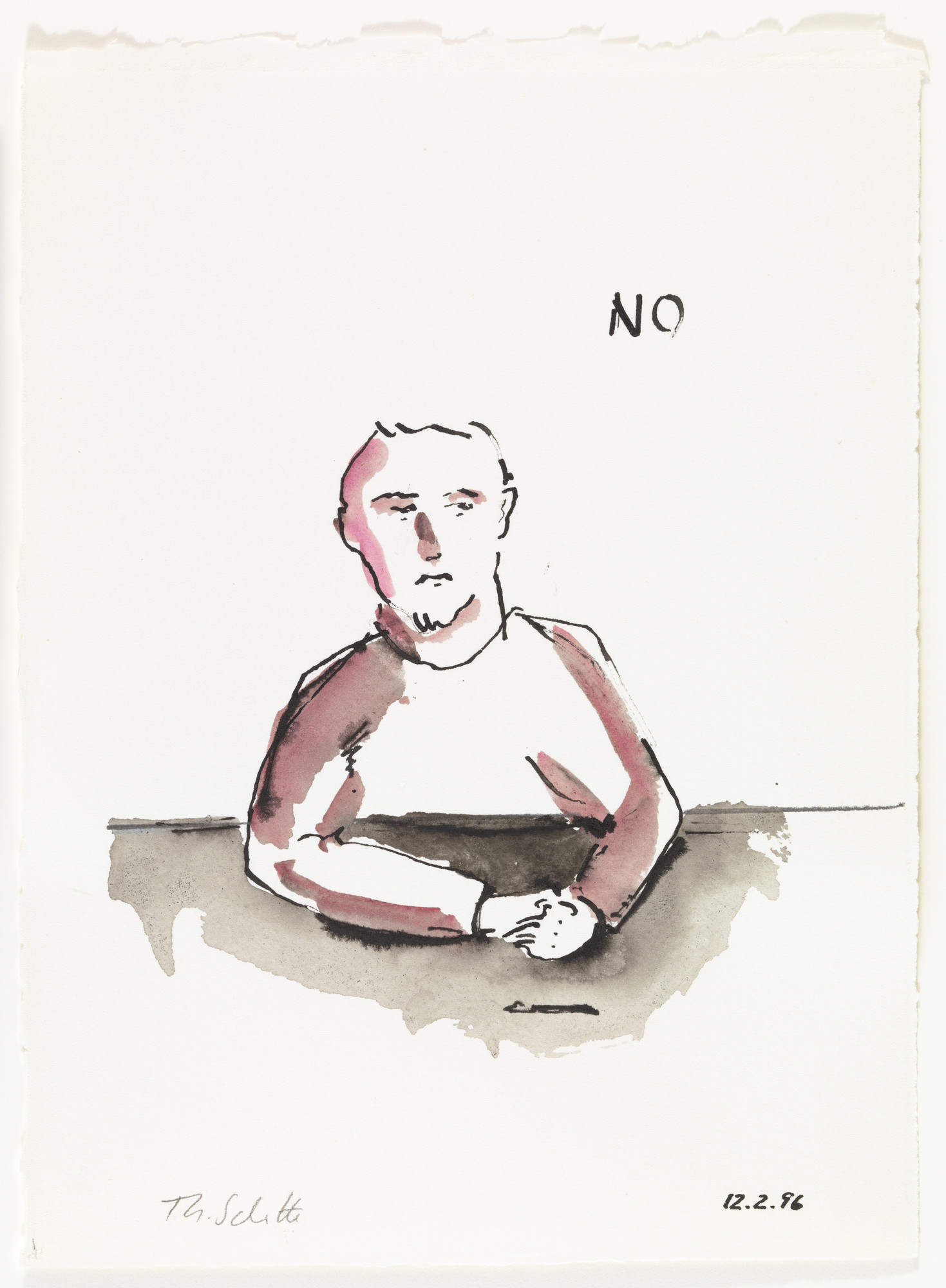 Thomas Schütte. WATERCOLOR (NO)