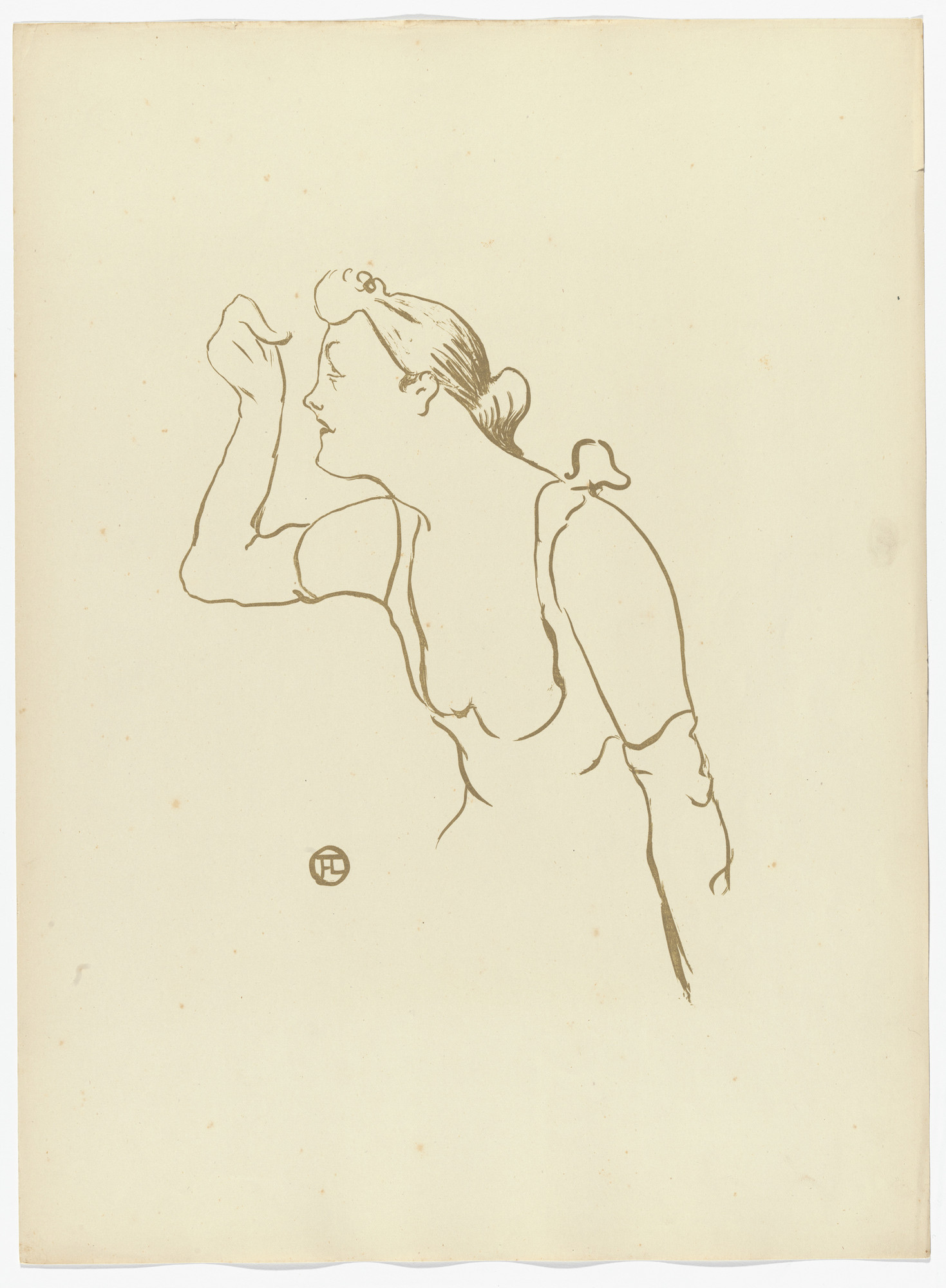Henri de Toulouse-Lautrec. Paula Brébion from Le Café Concert