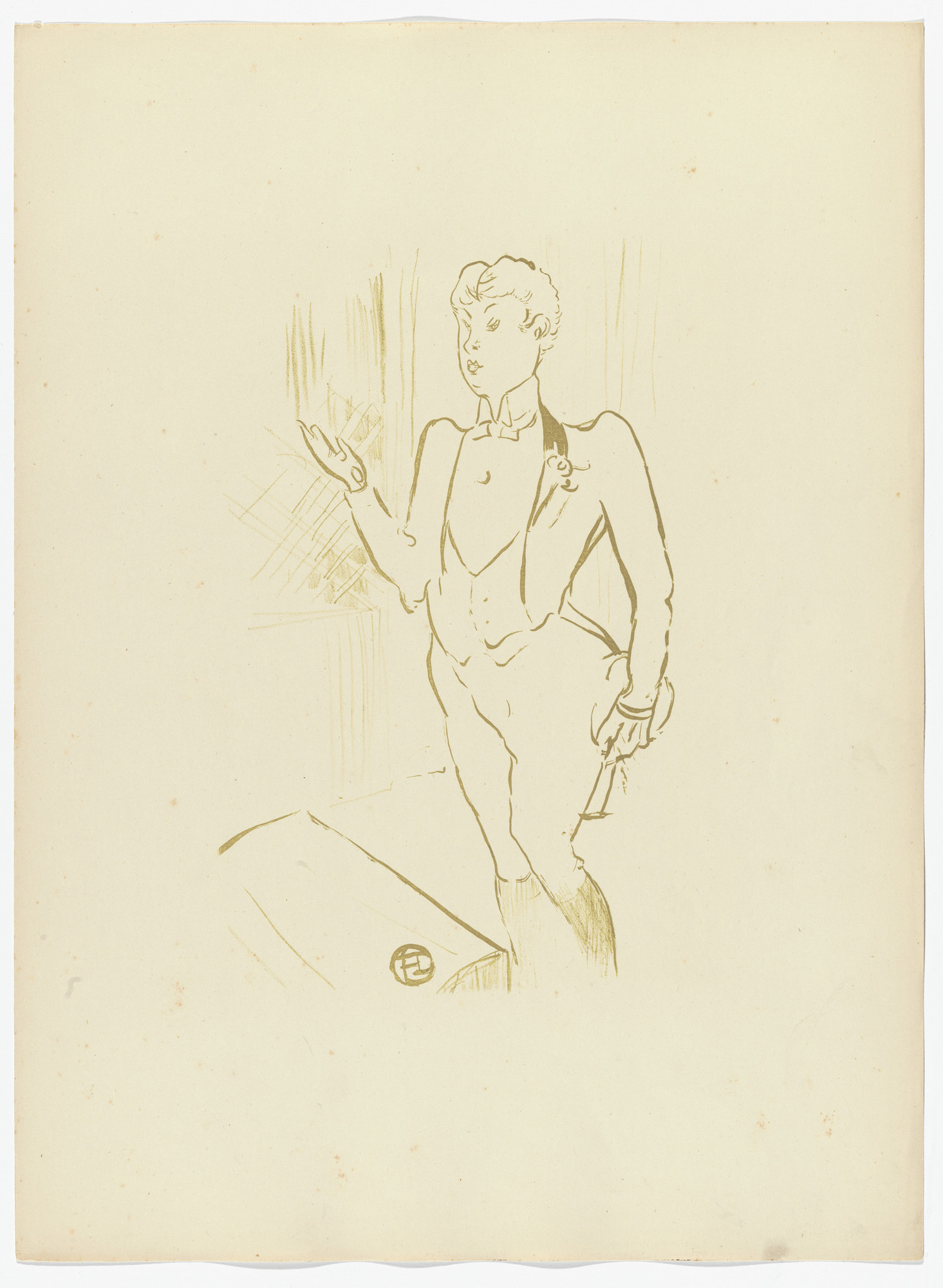 Henri de Toulouse-Lautrec. Mary Hamilton from Le Café Concert