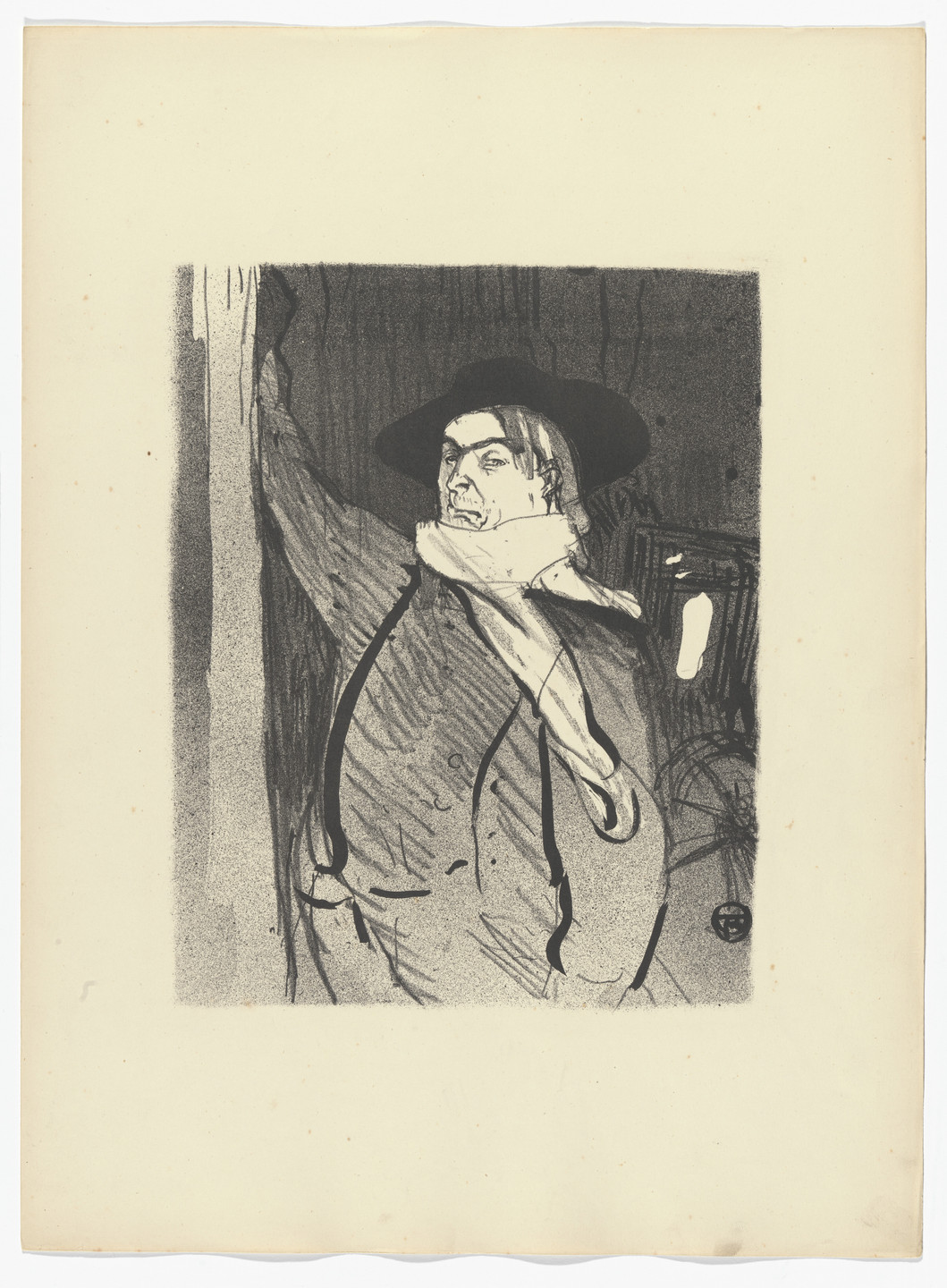 Henri de Toulouse-Lautrec. Aristide Bruant from Le Café Concert. 1893