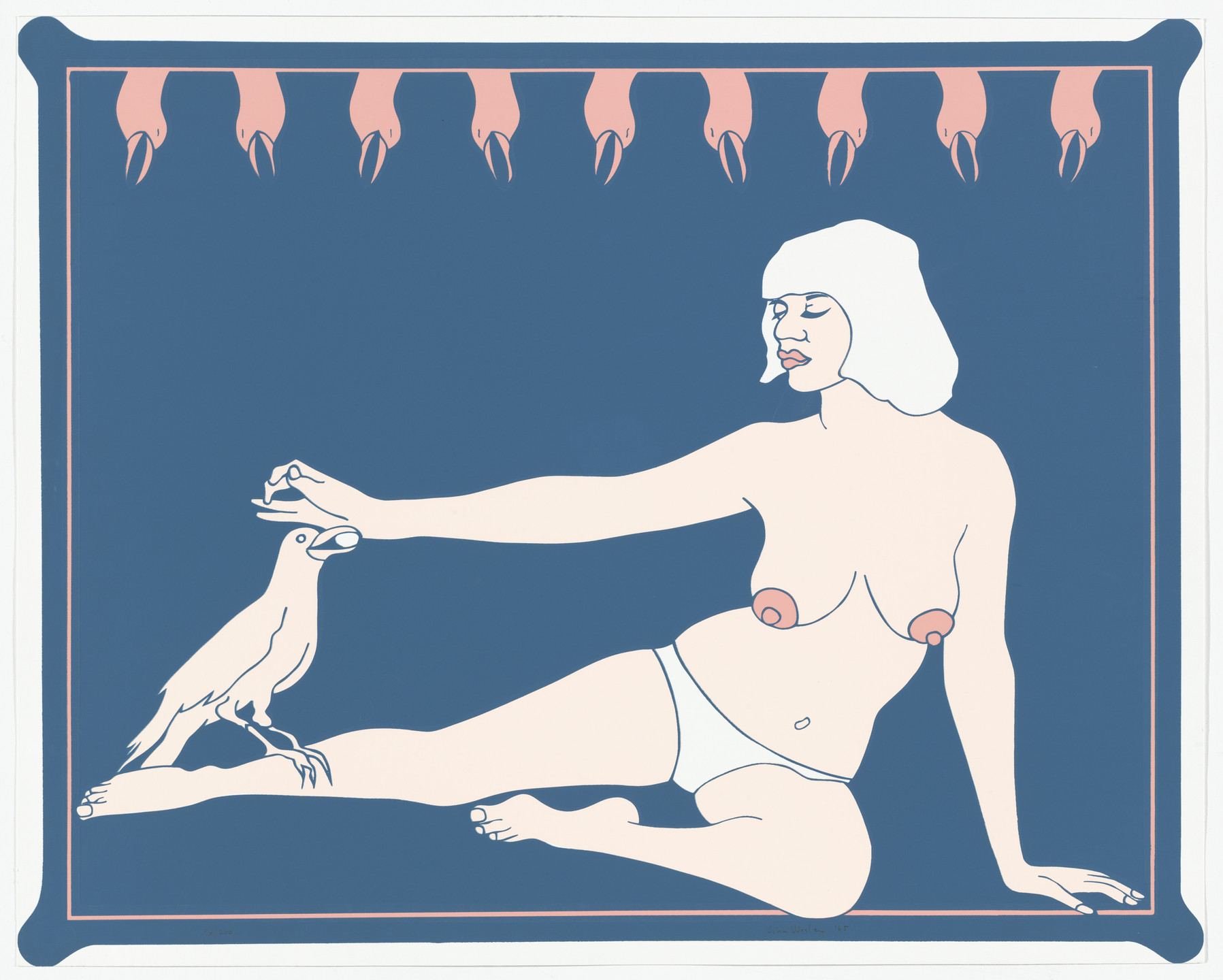 John Wesley. Bird Lady from 11 Pop Artists, Volume II. 1965, published 1966