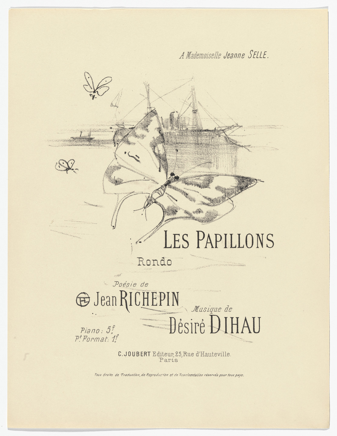 トゥールーズ ロートレック 蝶（LES PAPILLONS) i-img547x665-