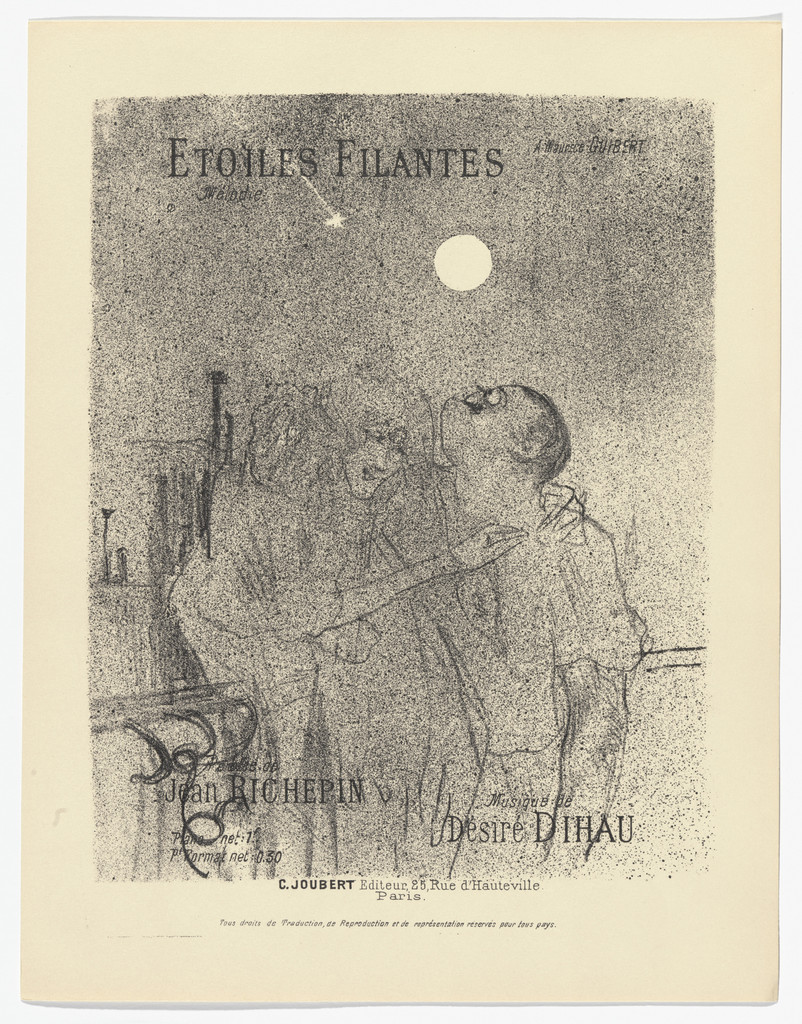 Shooting Stars (Étoiles filantes) from Quatorze lithographies originales (Mélodies de Désiré Dihau)