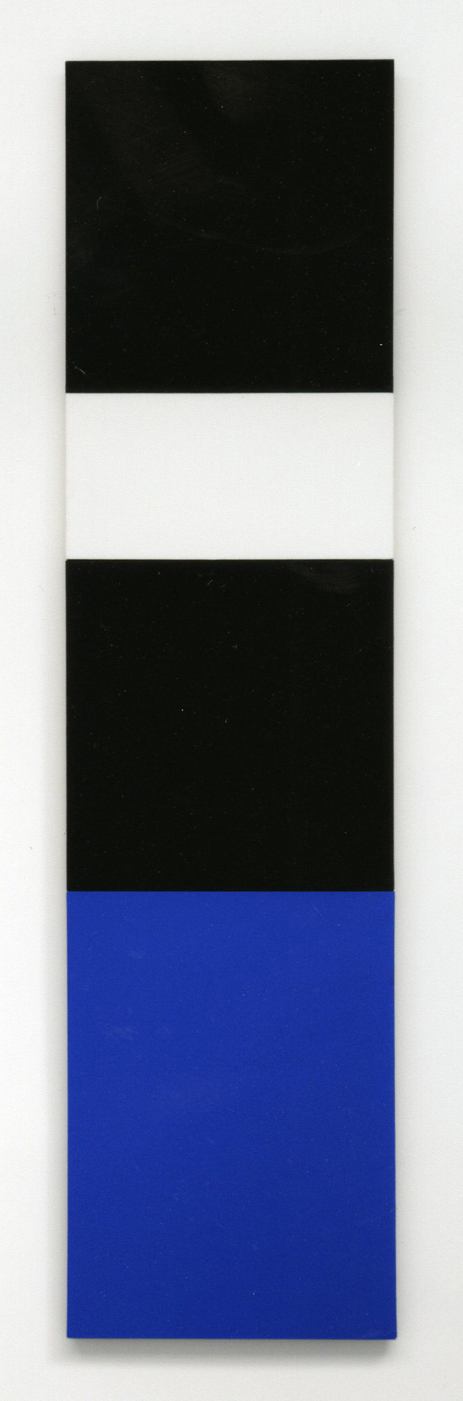 Ellsworth Kelly. Two Blacks, White and Blue
