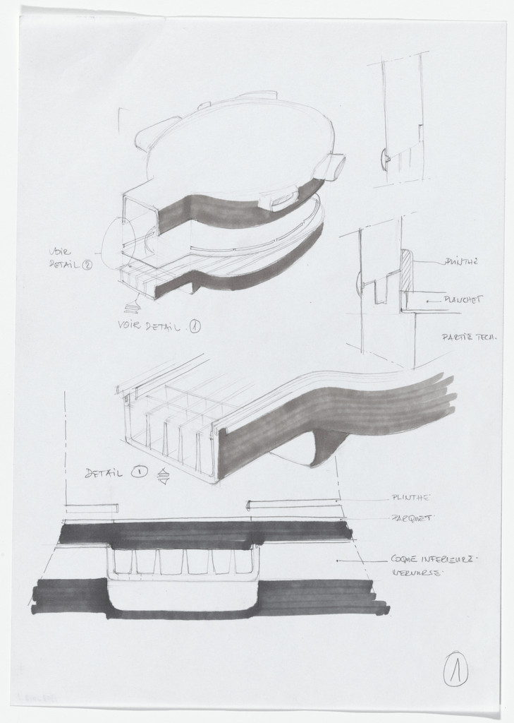 Urban Proposal with Multi Thin-Shell Capsules, project (Detail sketches)