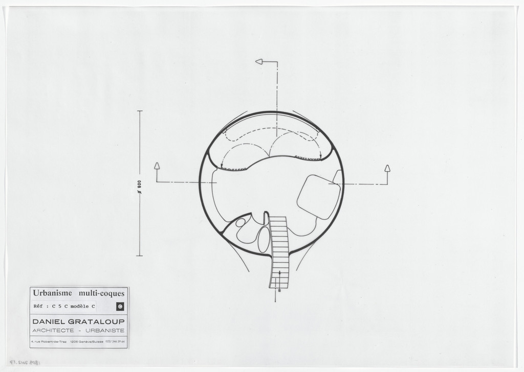 Urban Proposal with Multi Thin-Shell Capsules, project (Plan)