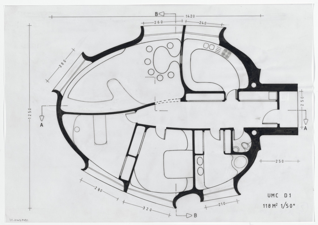 Urban Proposal with Multi Thin-Shell Capsules, project (Plan)