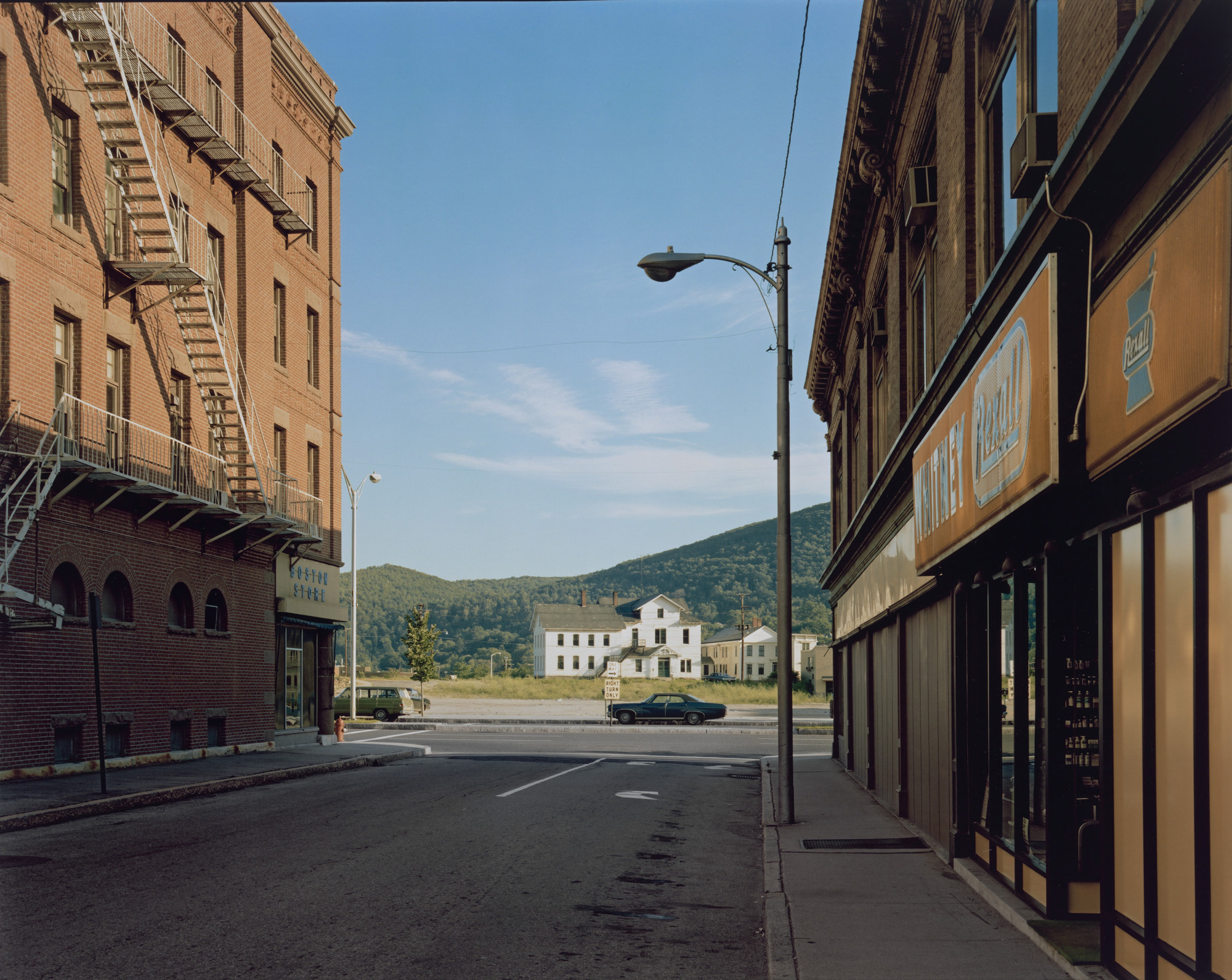 Stephen Shore. Holden Street, North Adams, Massachusetts, July 13, 1974