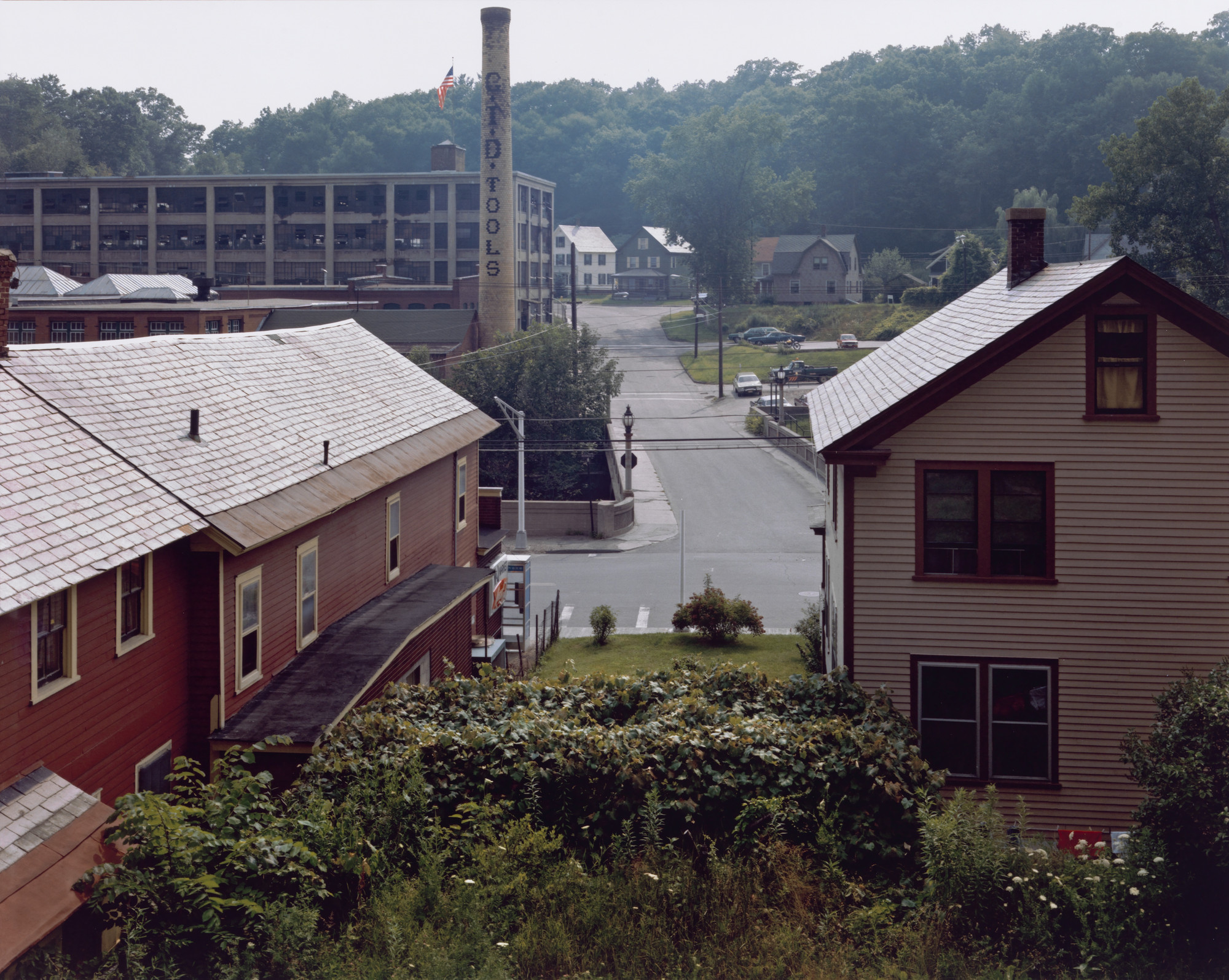Stephen Shore. Deerfield Street, Greenfield, Massachusetts, July 15, 1974