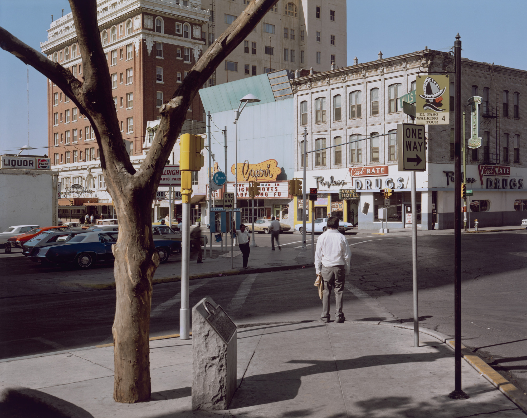 Stephen Shore. El Paso Street, El Paso, Texas, July 5, 1975
