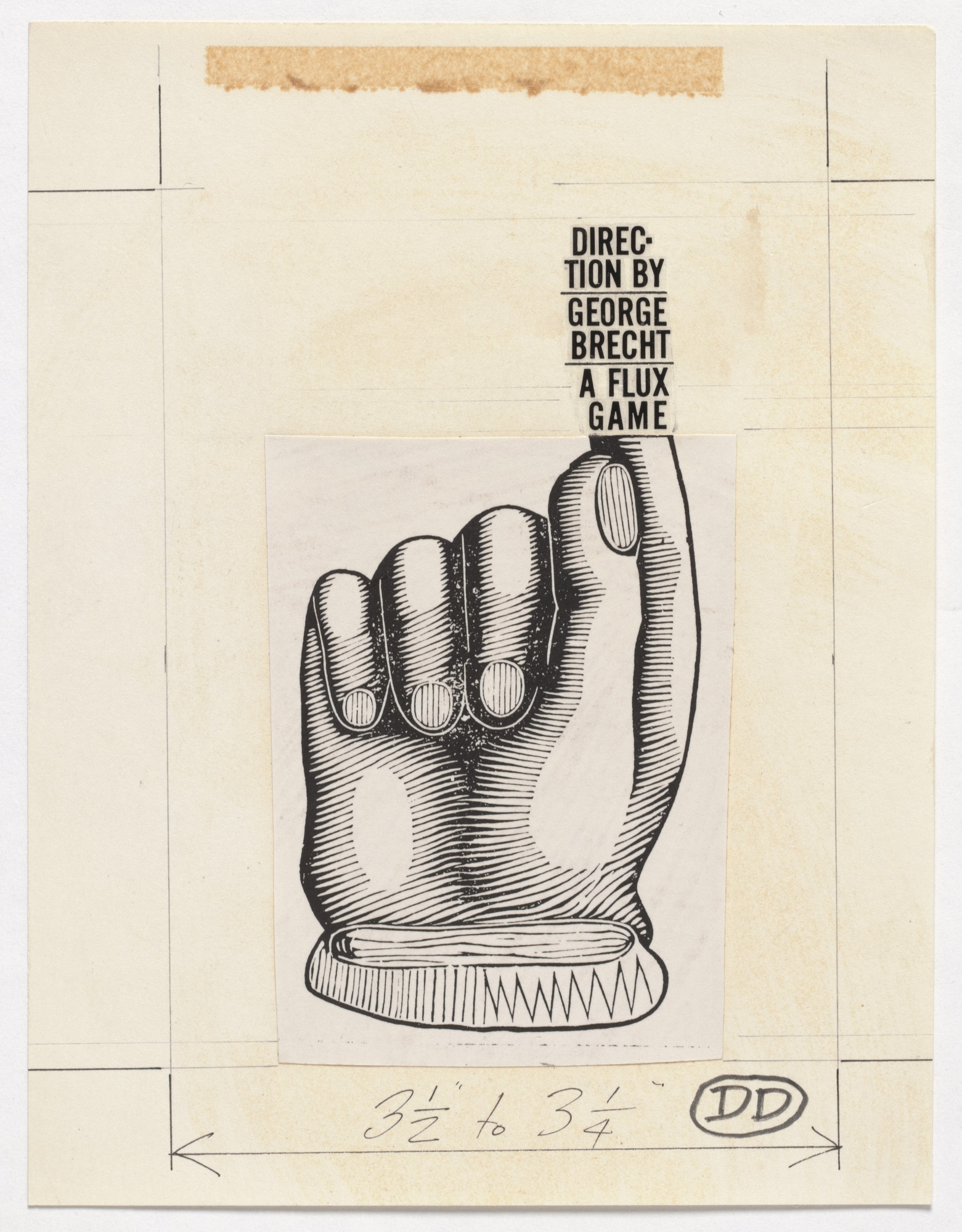 George Maciunas, George Brecht. Mechanical for Direction