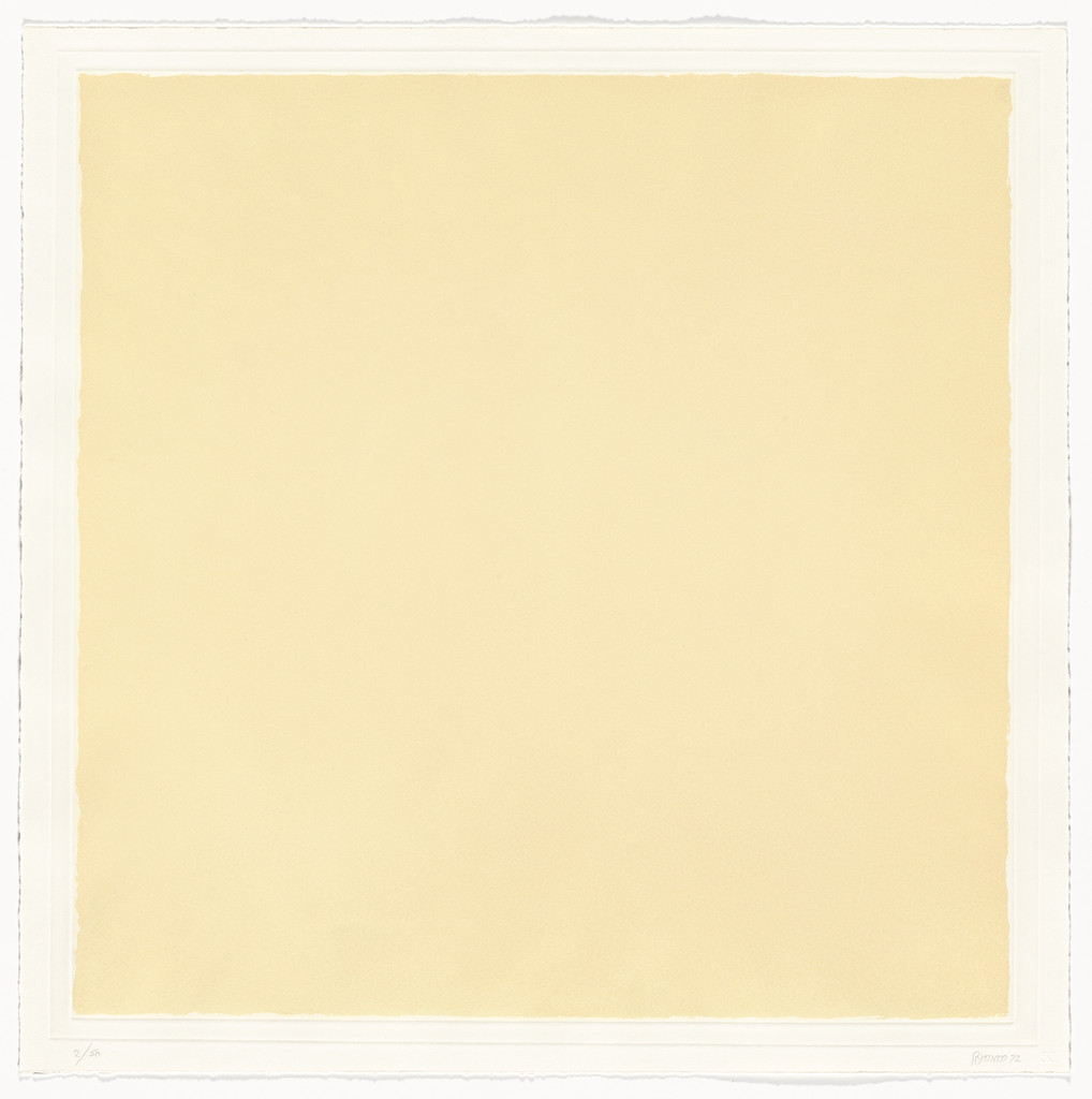 Untitled from Seven Aquatints, Robert Ryman, 1972