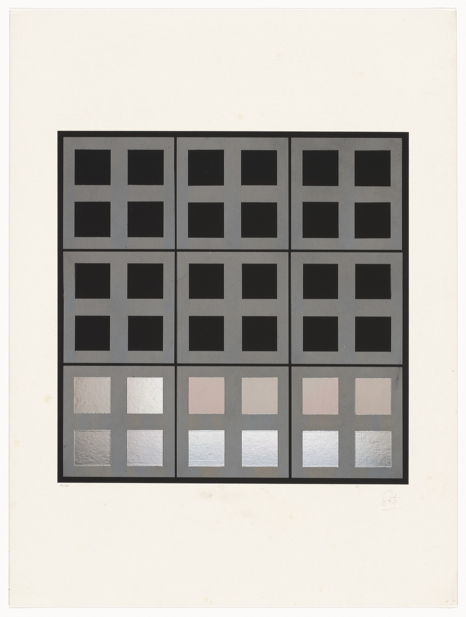 Jesús Rafael Soto. Untitled from Vibrations