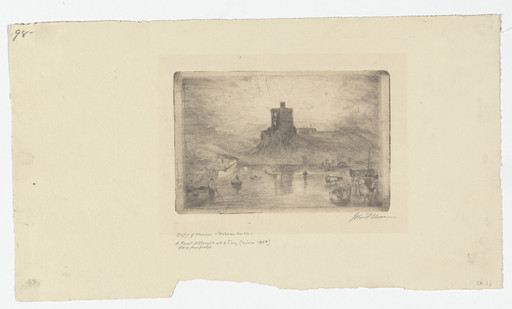 Dedham Castle, After Turner