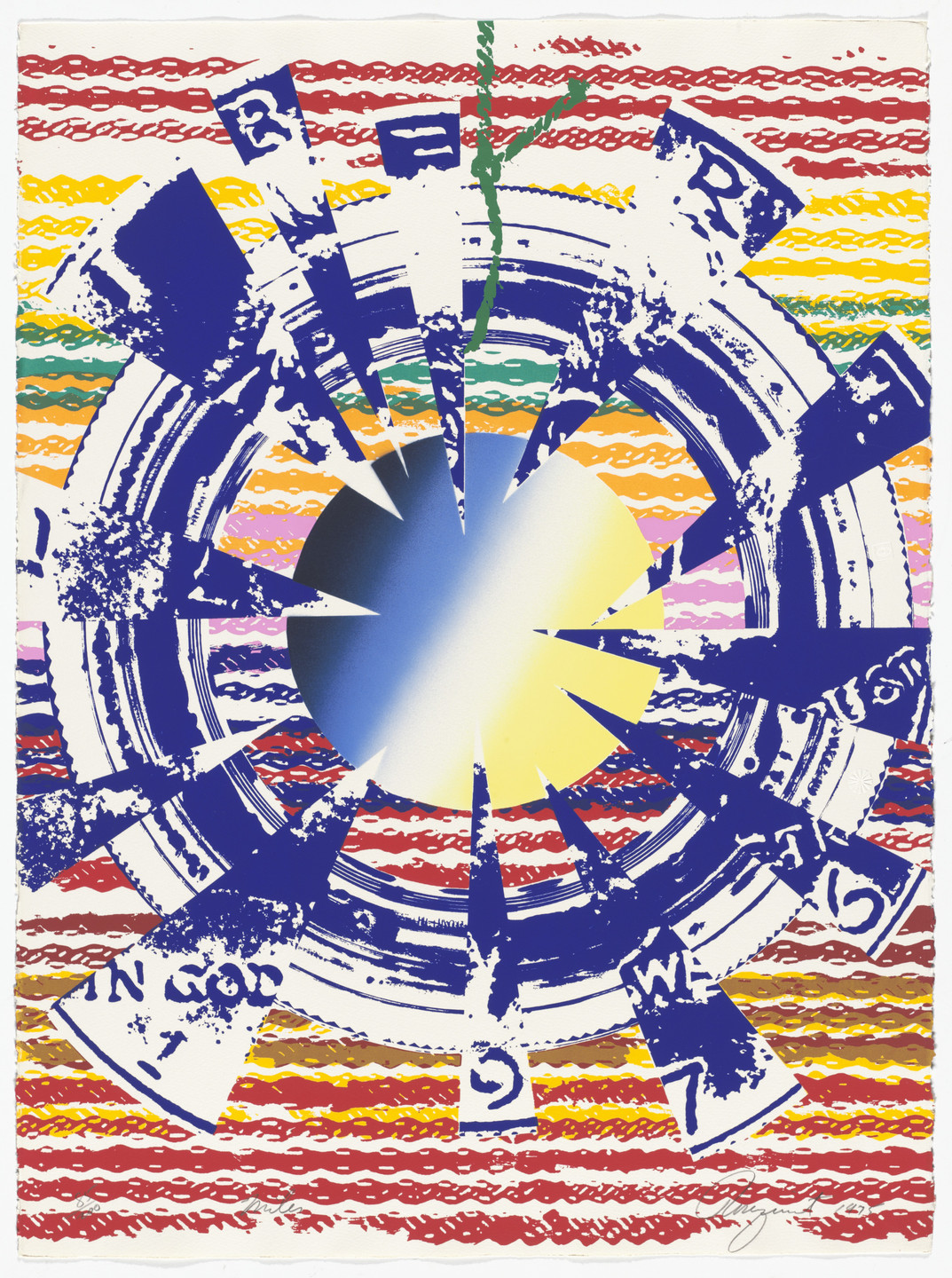 James Rosenquist. Miles from America: The Third Century. 1975