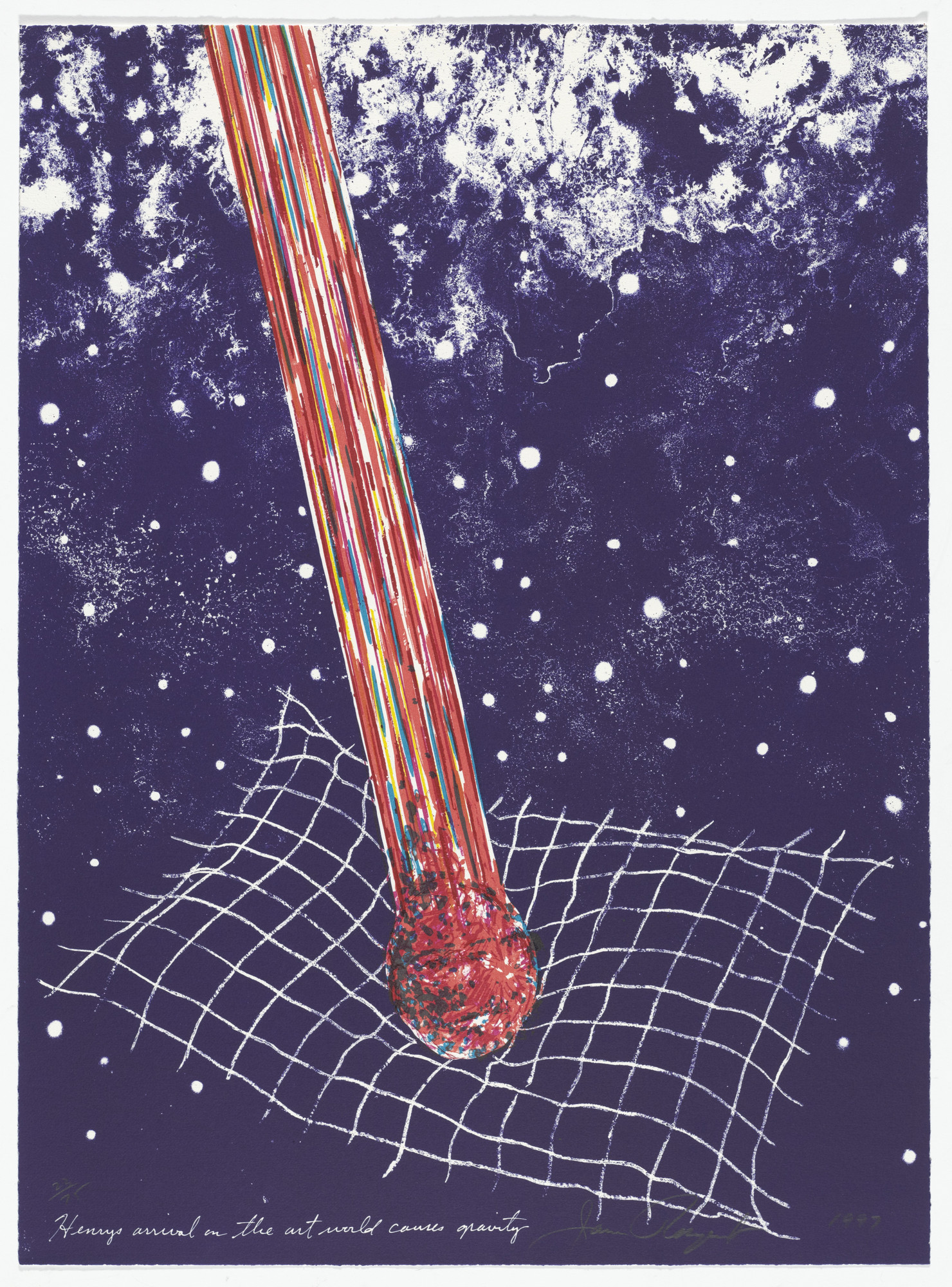 James Rosenquist. Henry's Arrival on the Art World Causes Gravity from The Geldzahler Portfolio
