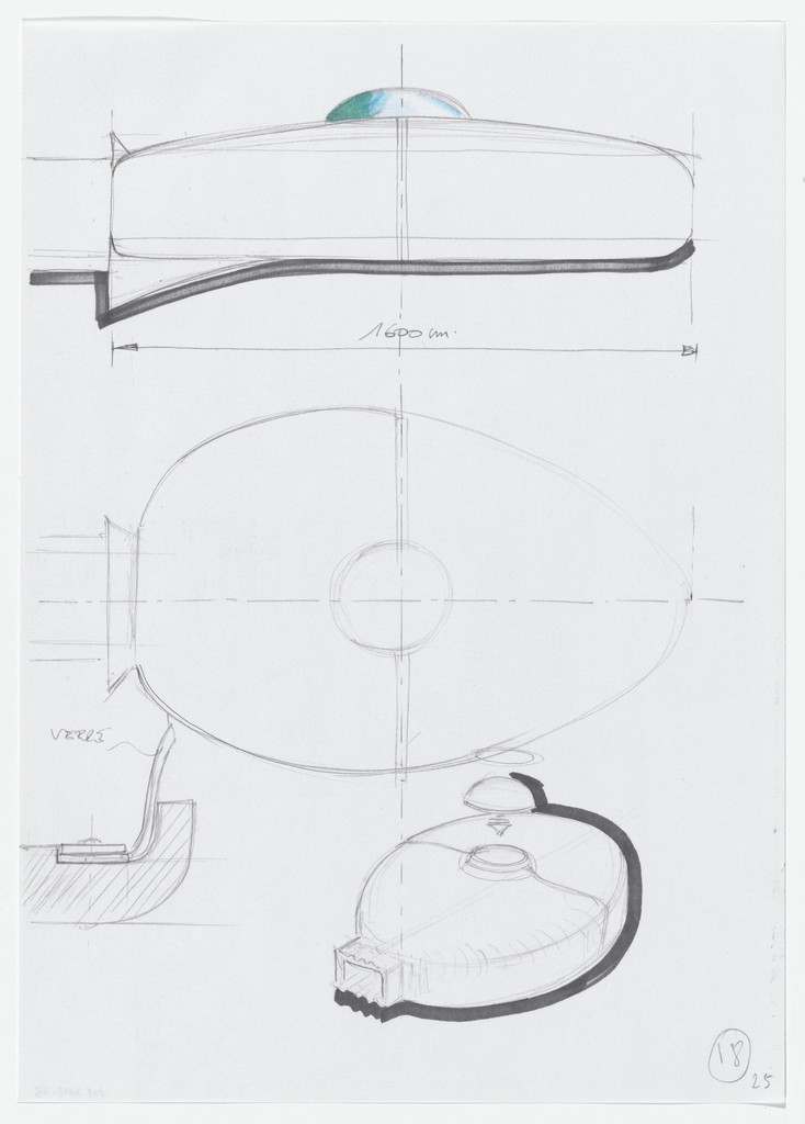 Urban Proposal with Multi Thin-Shell Capsules, project (Elevation, exterior perspective and detail sketches)