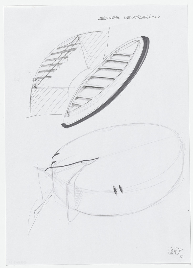 Urban Proposal with Multi Thin-Shell Capsules, project (Detail and exterior perspective sketches)