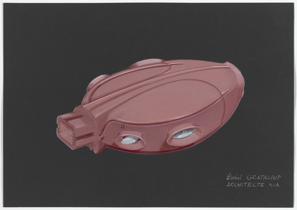 Urban Proposal with Multi Thin-Shell Capsules, project (Exterior perspective)